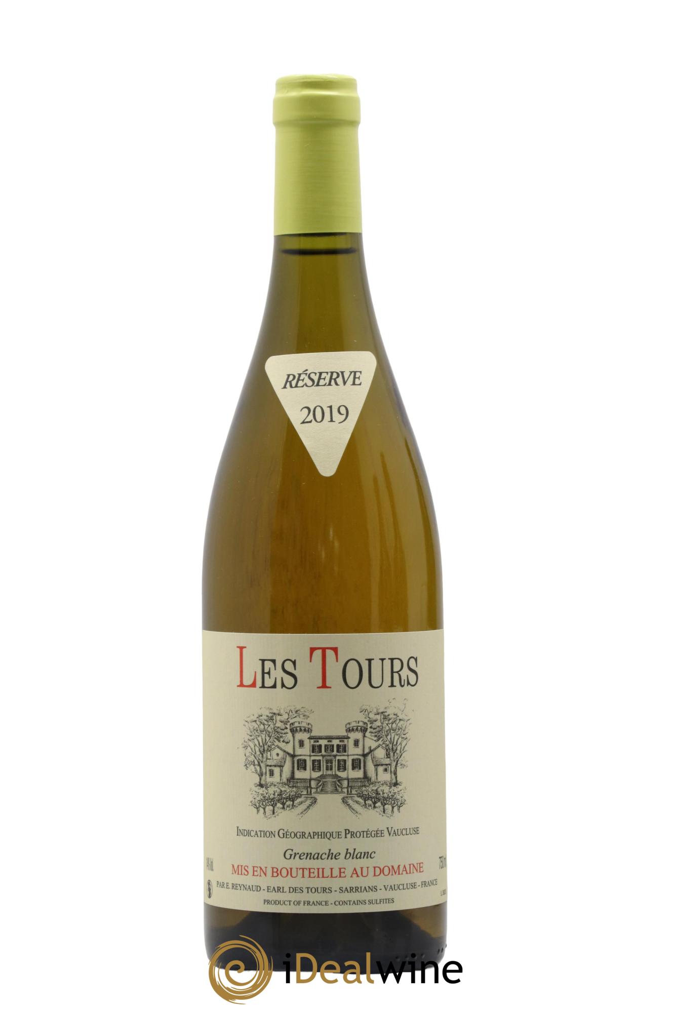 IGP Vaucluse (Vin de Pays de Vaucluse) Les Tours Grenache Blanc Emmanuel Reynaud 2019 - Lotto di 1 bottiglia - 0