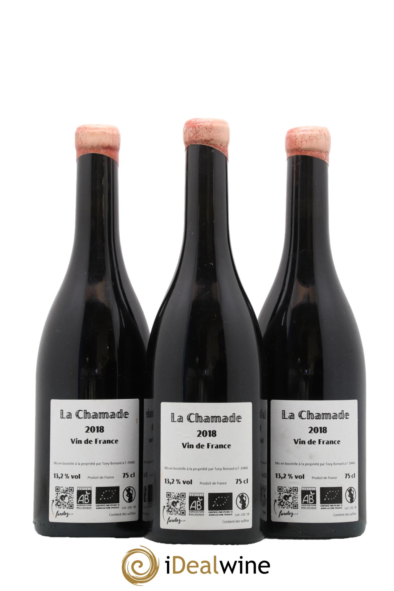 Vin de France La Chamade Bornard 2018 - Lot de 3 bouteilles - 1