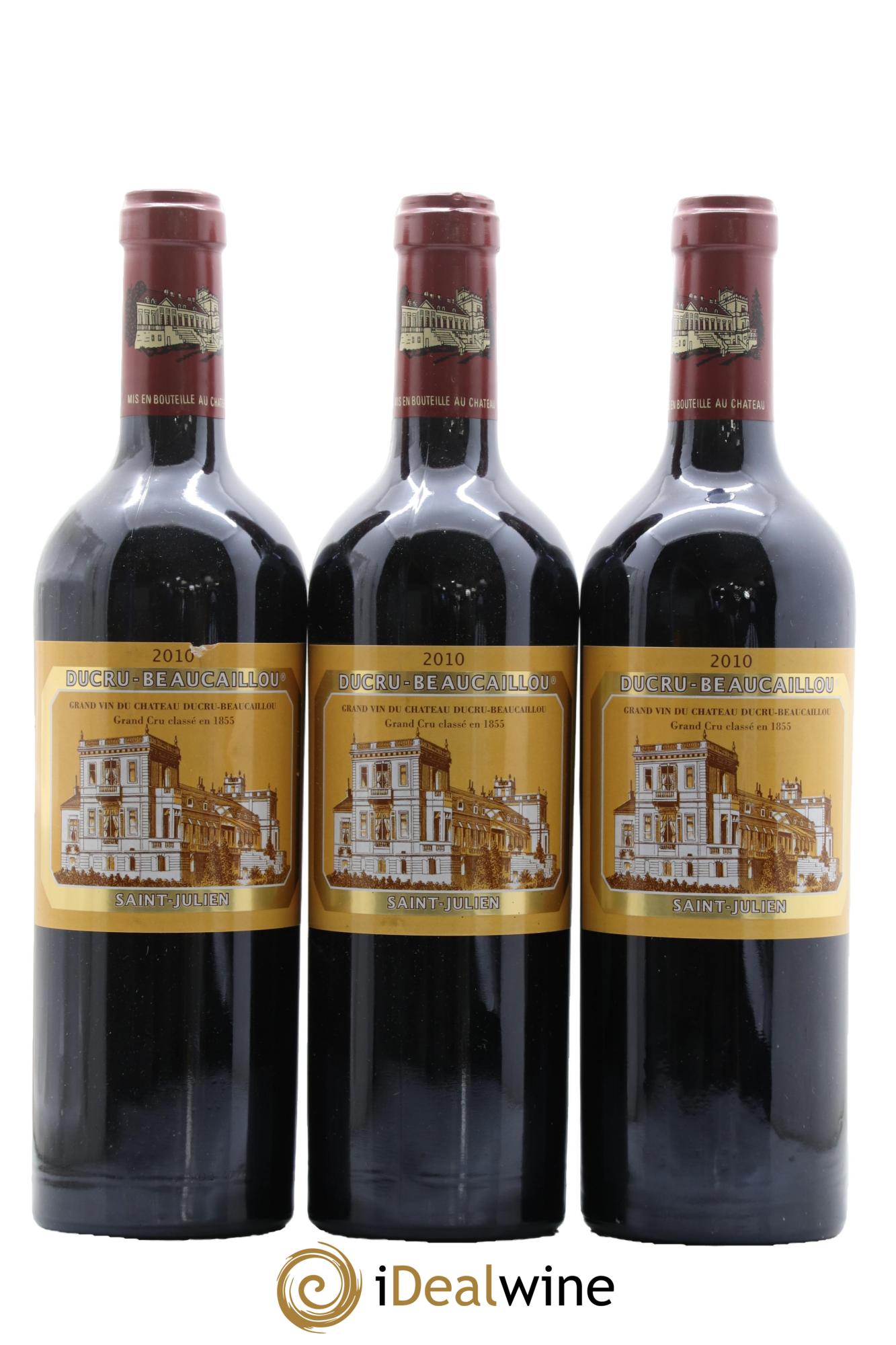 Château Ducru Beaucaillou 2ème Grand Cru Classé 2010 - Lot of 3 bottles - 0