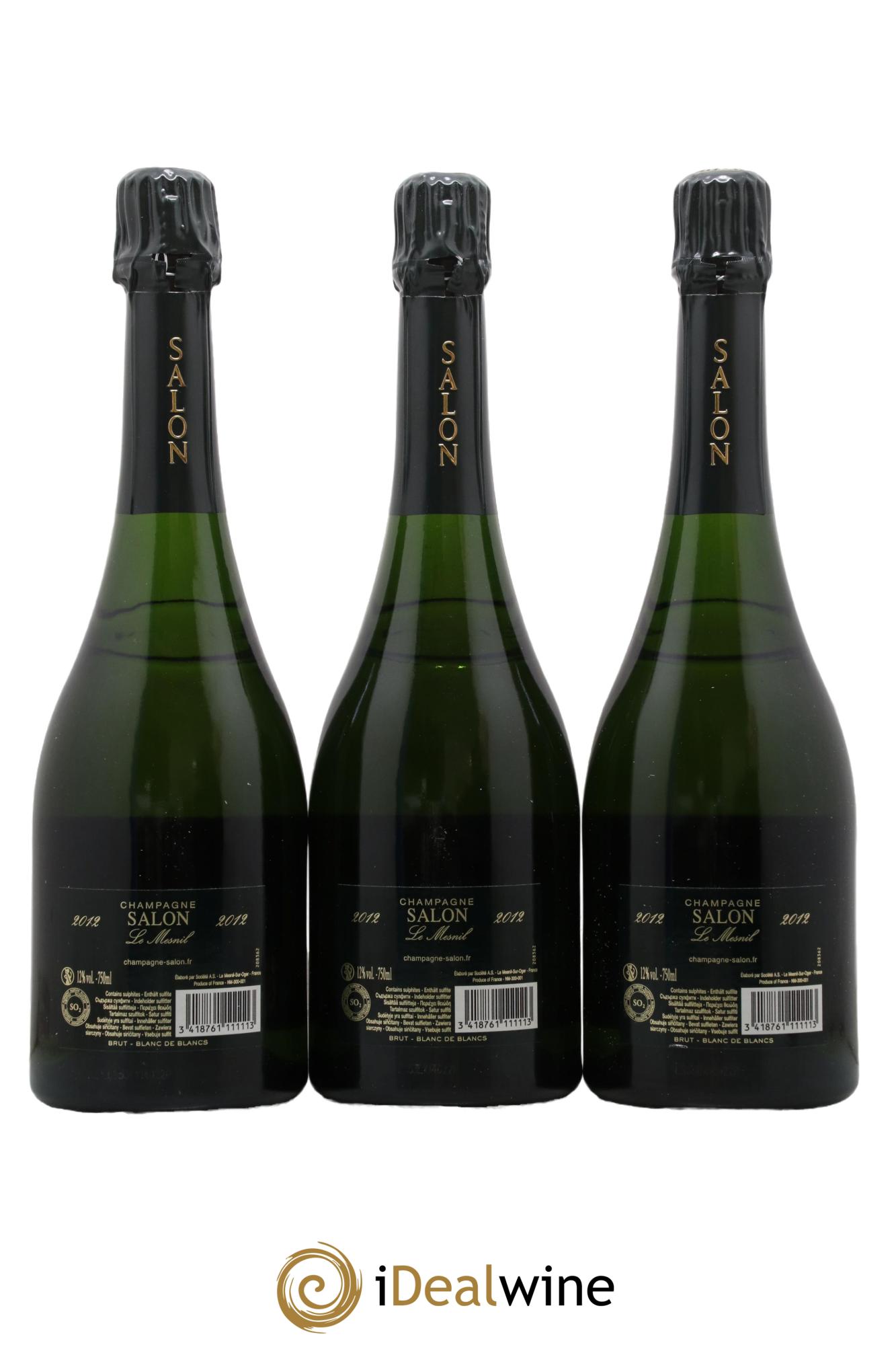 Cuvée S Salon 2012 - Lot of 3 bottles - 2