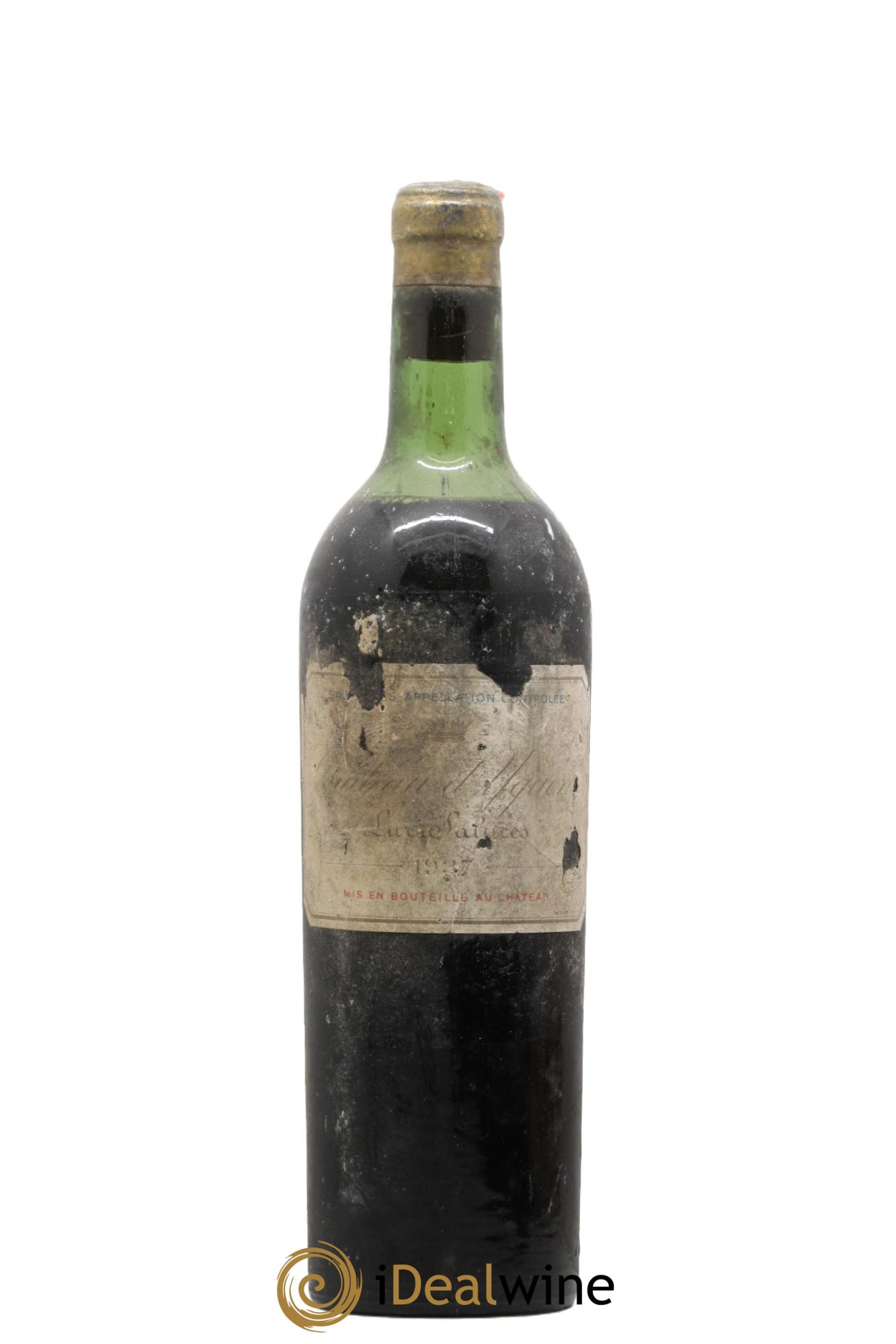 Château d' Yquem 1er Cru Classé Supérieur 1937 - Posten von 1 Flasche - 0