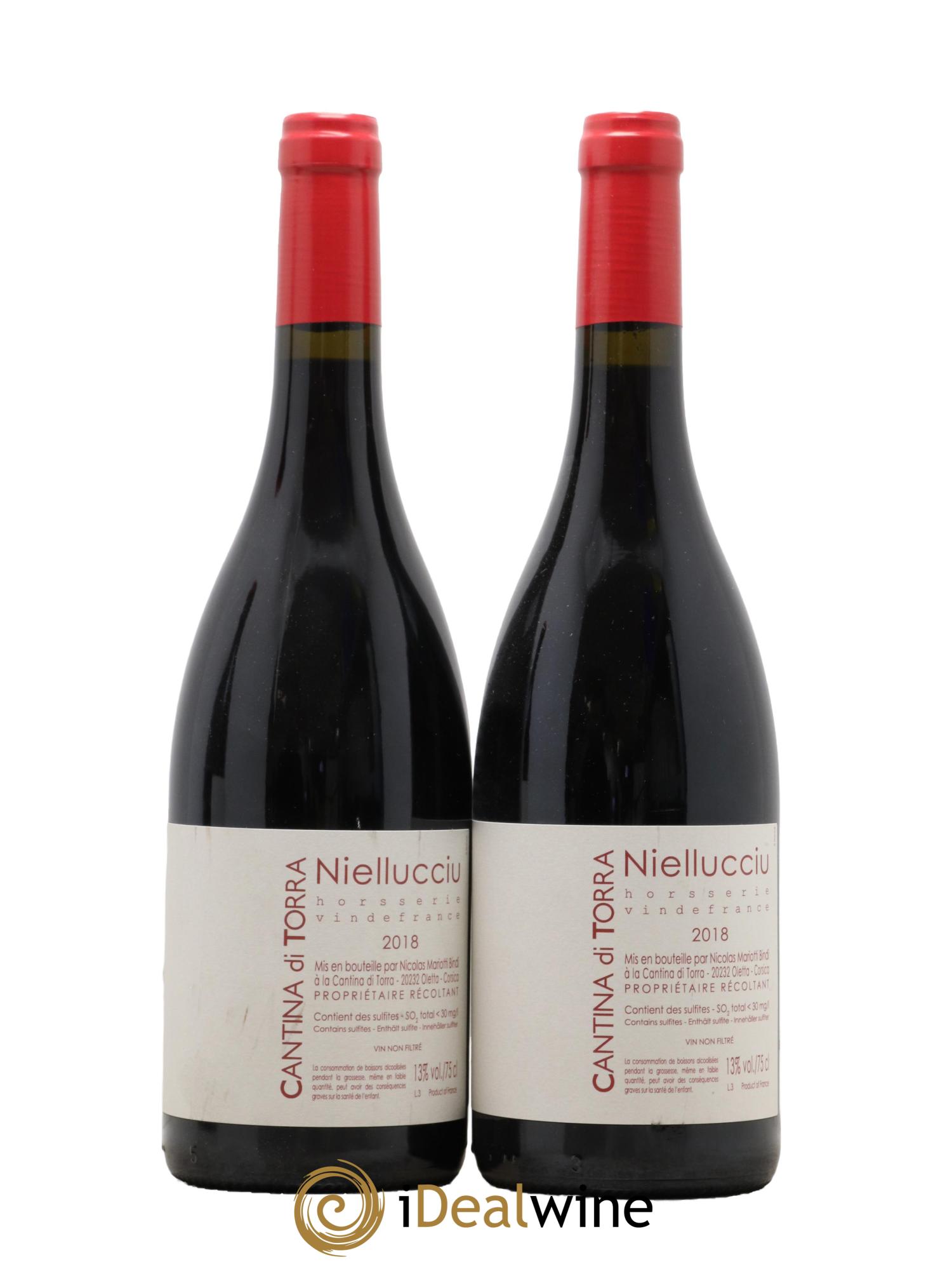 Vin de France Nielluciu Hors Série Cantina di Torra Nicolas Mariotti Bindi 2018 - Lot de 2 bouteilles - 0