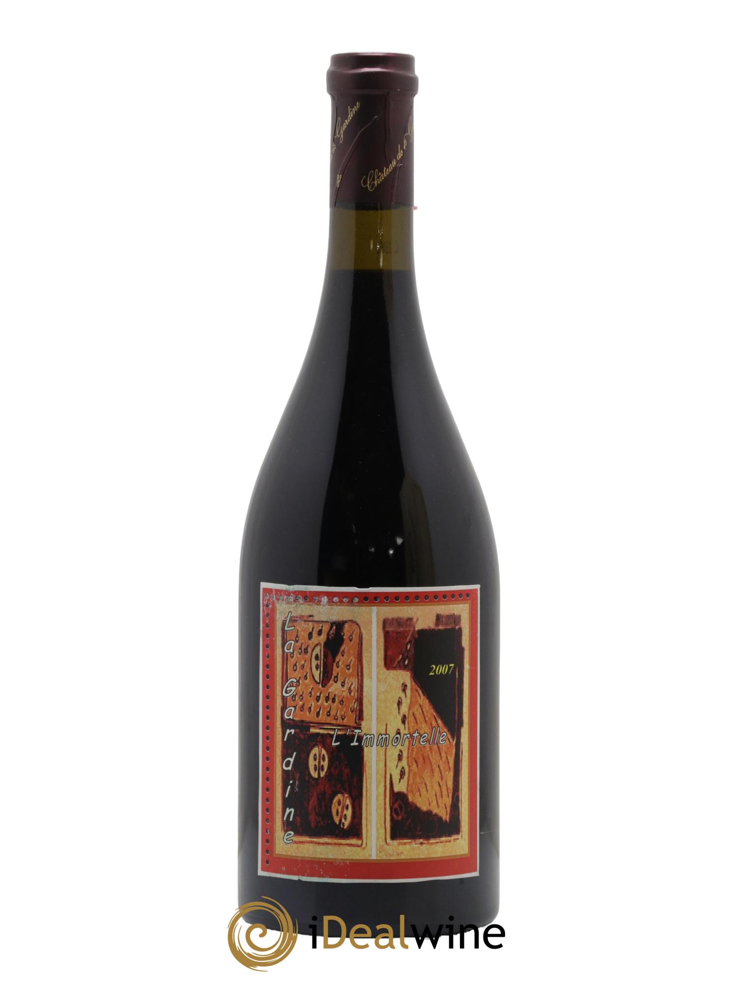 Châteauneuf-du-Pape Château de La Gardine L'Immortelle Famille Brunel 2007 - Lotto di 1 bottiglia - 1