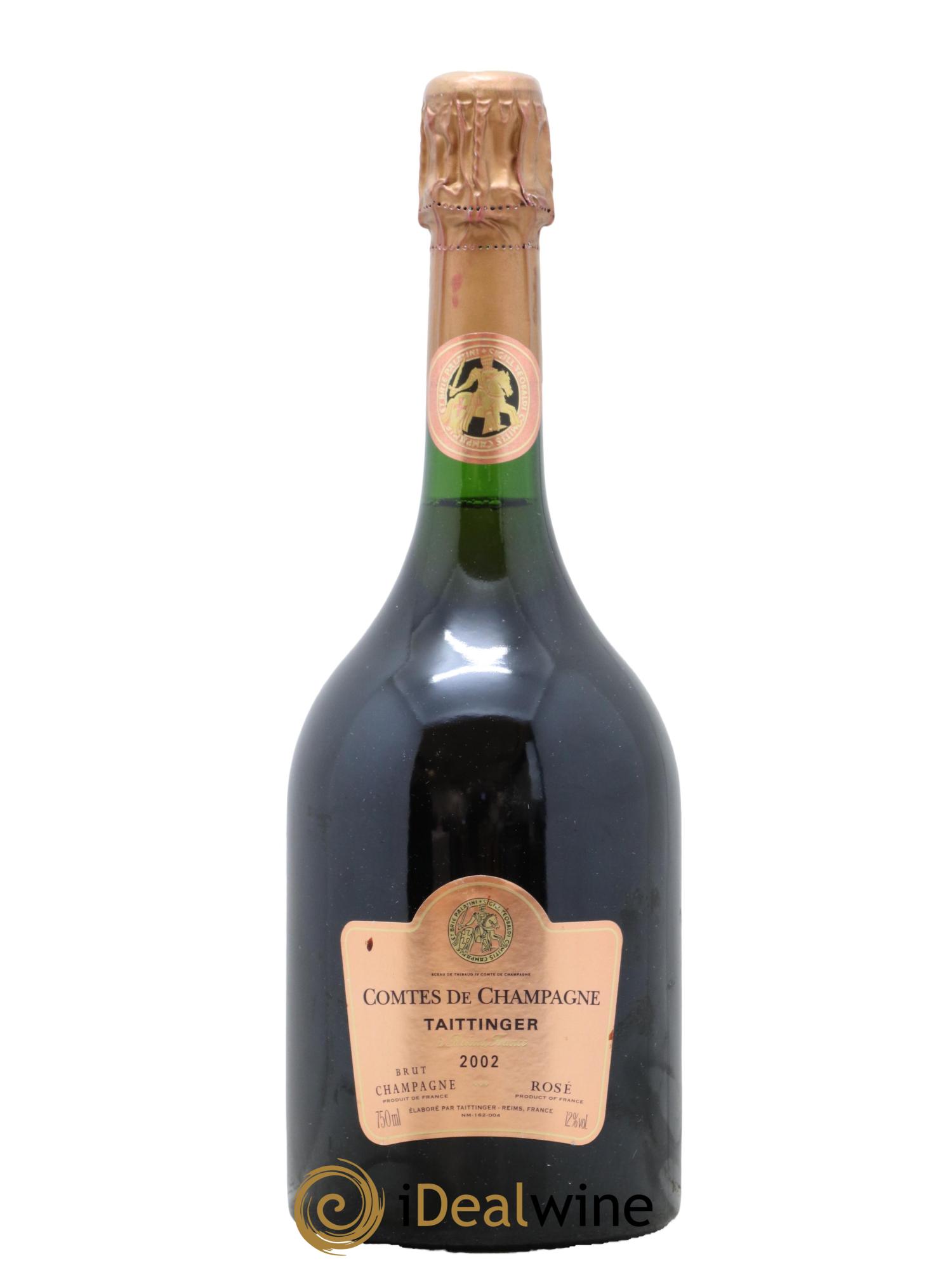 Comtes de Champagne Rosé Grand Cru Taittinger 2002 - Lot de 1 bouteille - 0