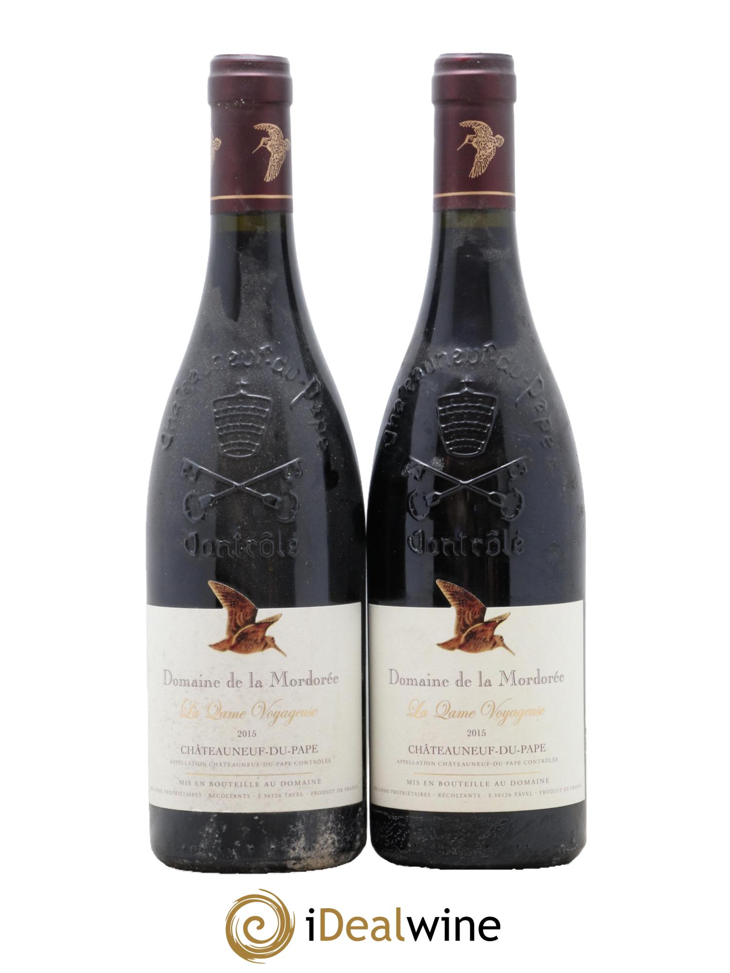 Châteauneuf-du-Pape La Dame Voyageuse La Mordorée (Domaine de) 2015 - Lot de 2 bouteilles - 0