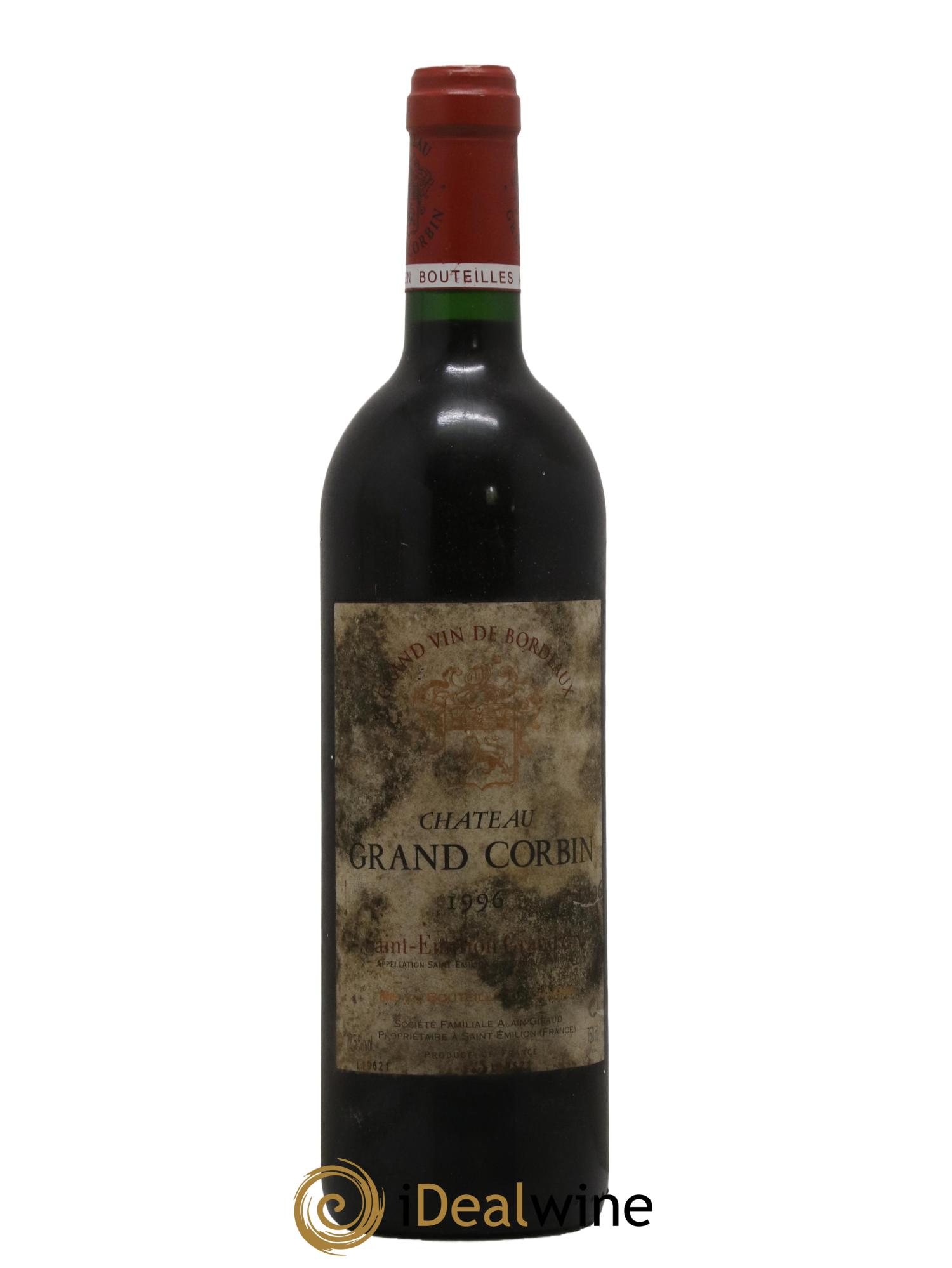 Château Grand Corbin Grand Cru Classé 1996 - Lotto di 1 bottiglia - 0