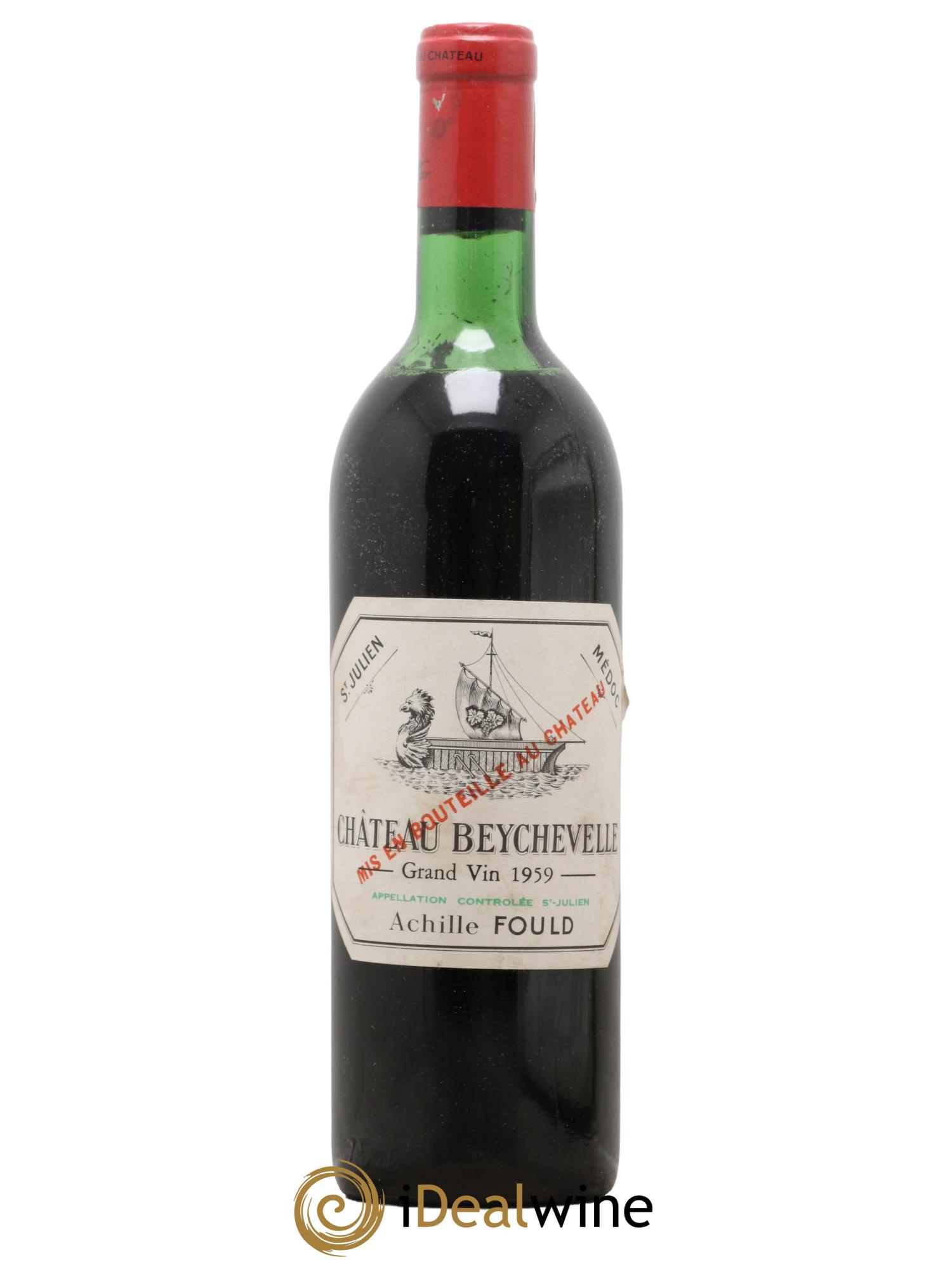 Château Beychevelle 4ème Grand Cru Classé 1959 - Lotto di 1 bottiglia - 0