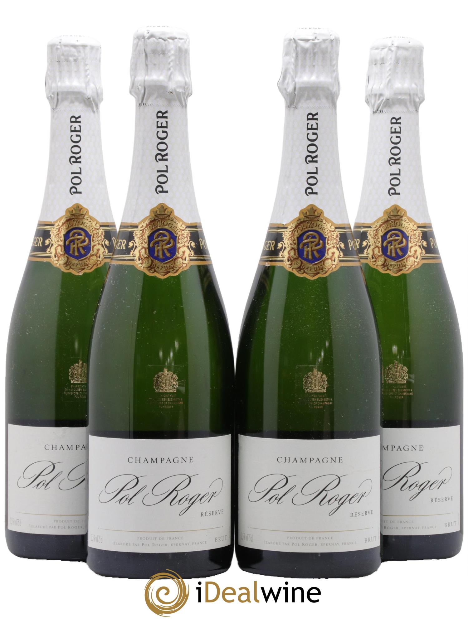 Brut Réserve Pol Roger - Lot de 4 bouteilles - 0