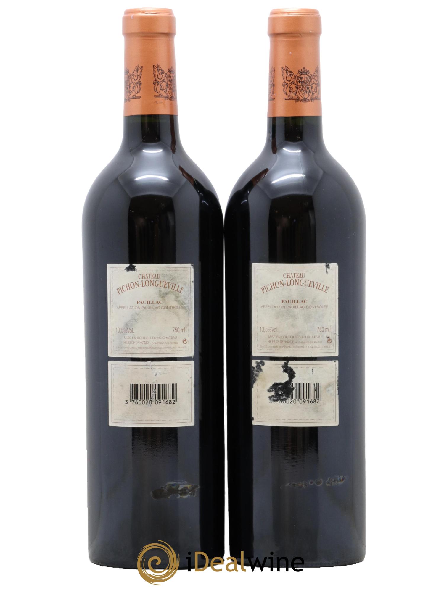 Pichon Longueville Baron 2ème Grand Cru Classé 2005 - Lot of 2 bottles - 1