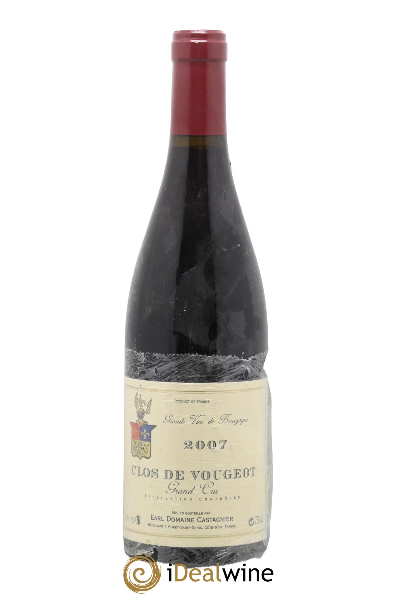 Clos de Vougeot Grand Cru Castagnier (Domaine) 2007 - Lotto di 1 bottiglia - 0