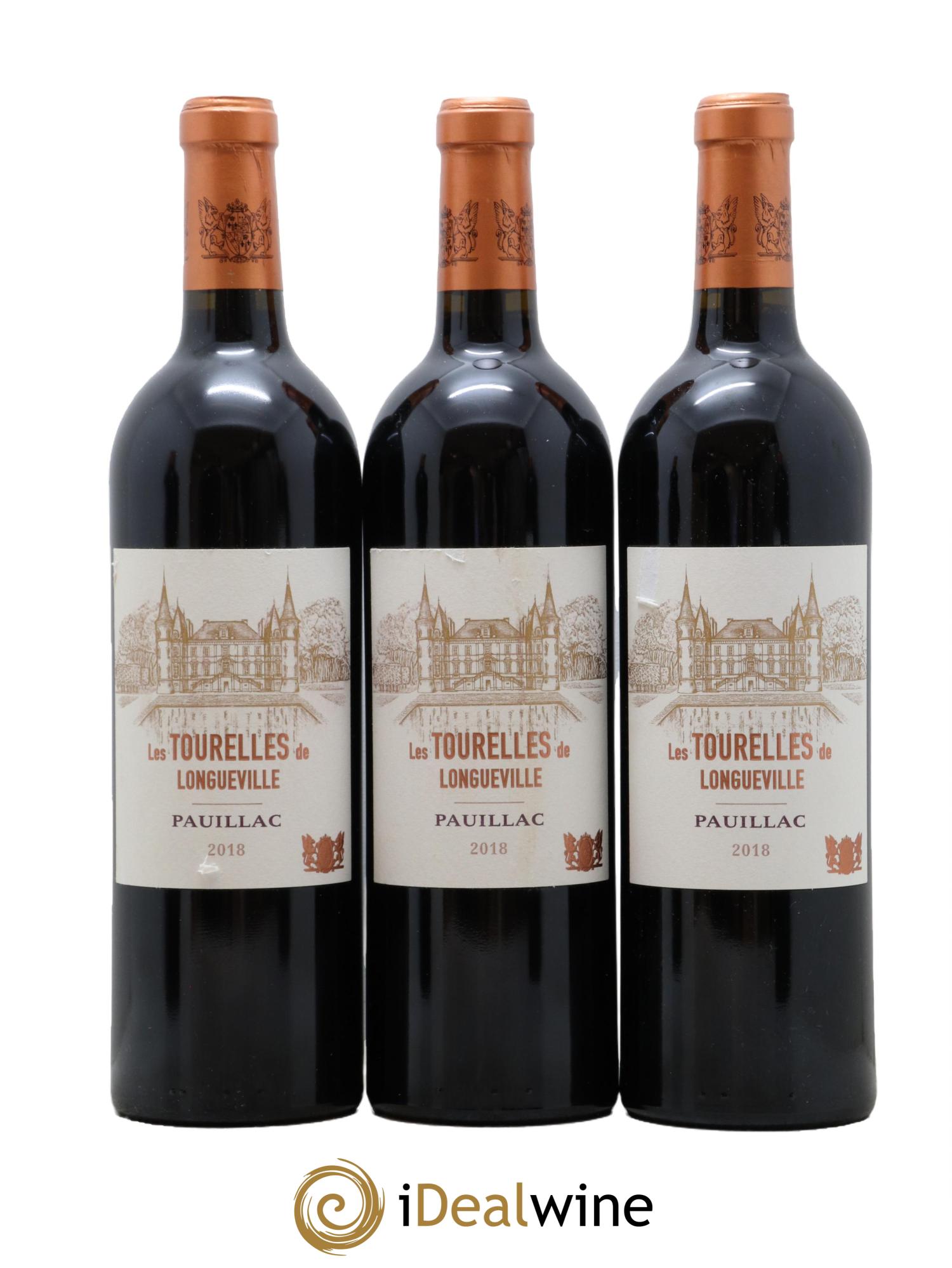 Les Tourelles de Longueville Second Vin 2018 - Posten von 3 Flaschen - 0