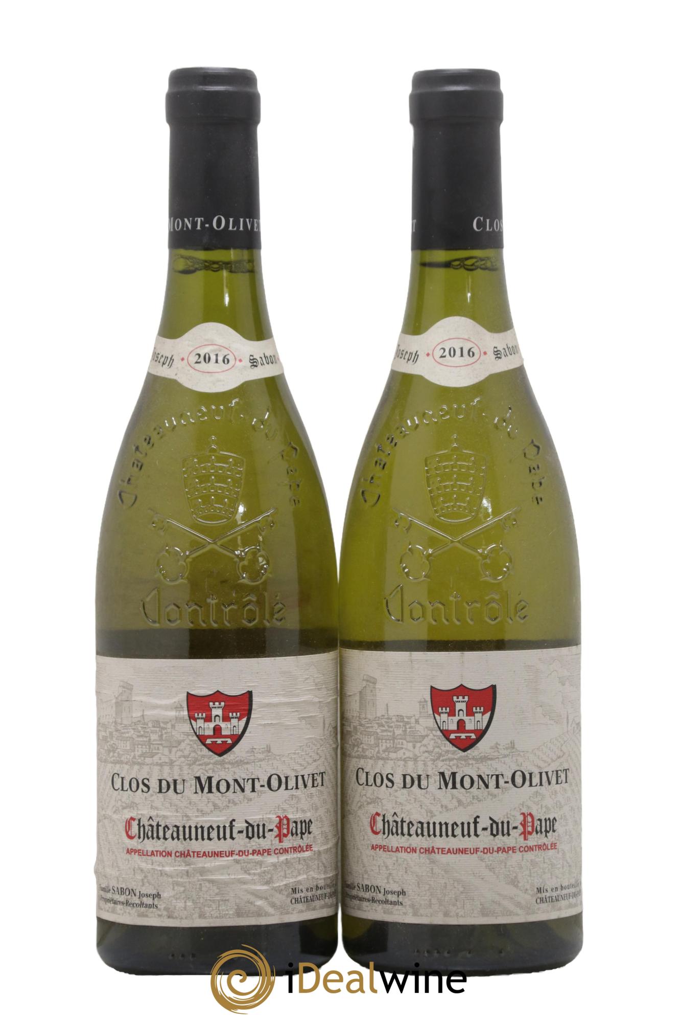 Châteauneuf-du-Pape Clos du Mont-Olivet 2016 - Lotto di 2 bottiglie - 0