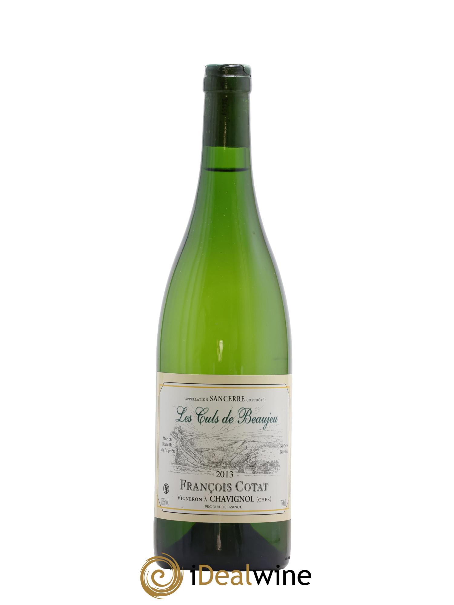 Sancerre Les Culs de Beaujeu François Cotat 2013 - Posten von 1 Flasche - 0