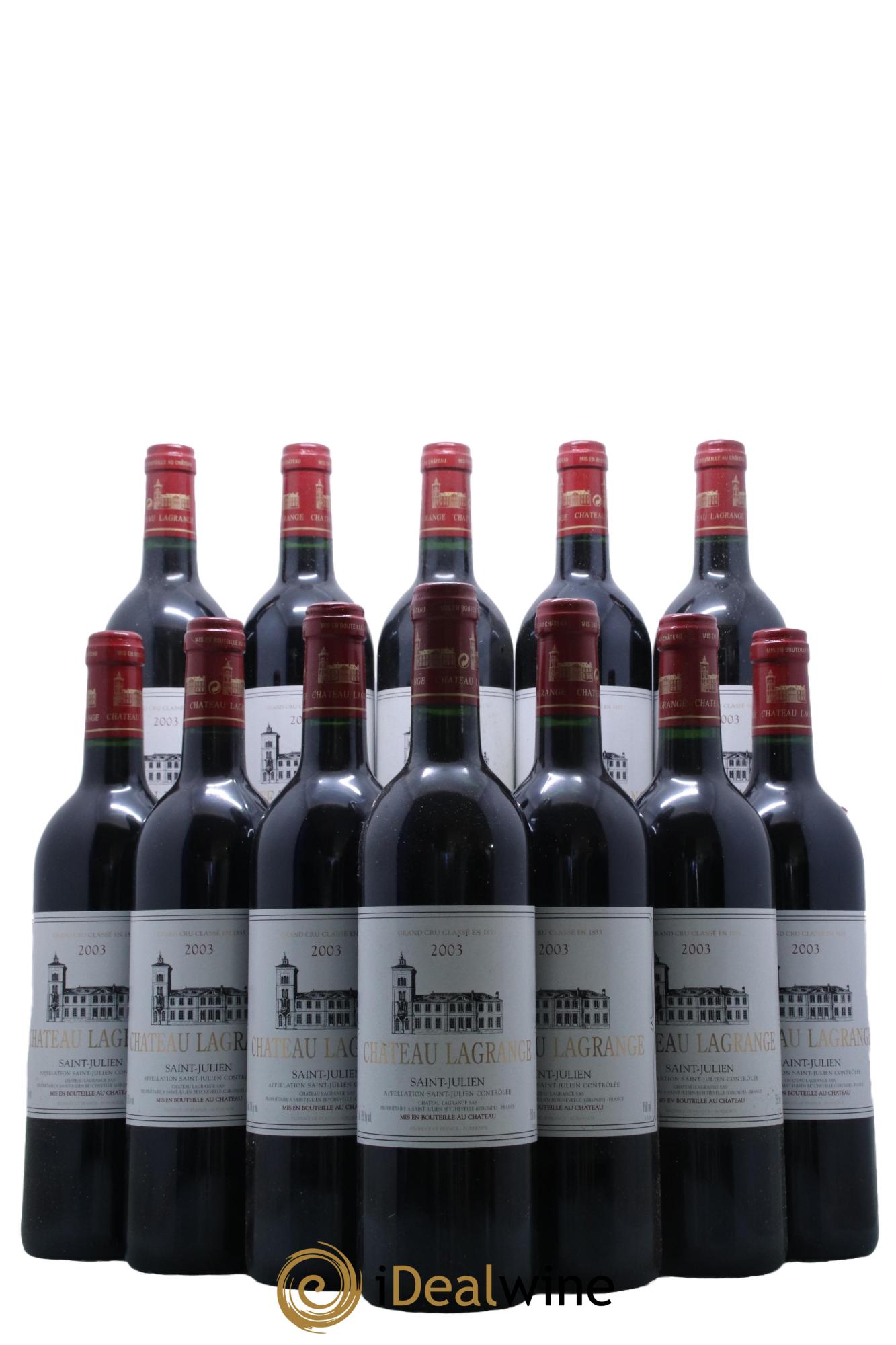 Château Lagrange 3ème Grand Cru Classé  2003 - Lot de 12 bouteilles - 0