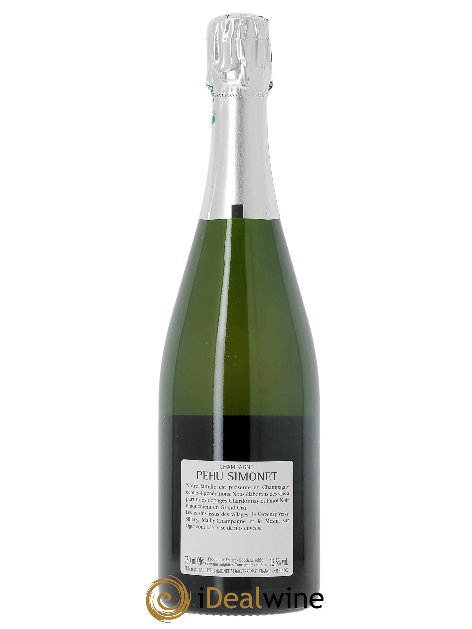 Face Nord Grand Cru Extra Brut Pehu Simonet  - Lotto di 1 bottiglia - 1