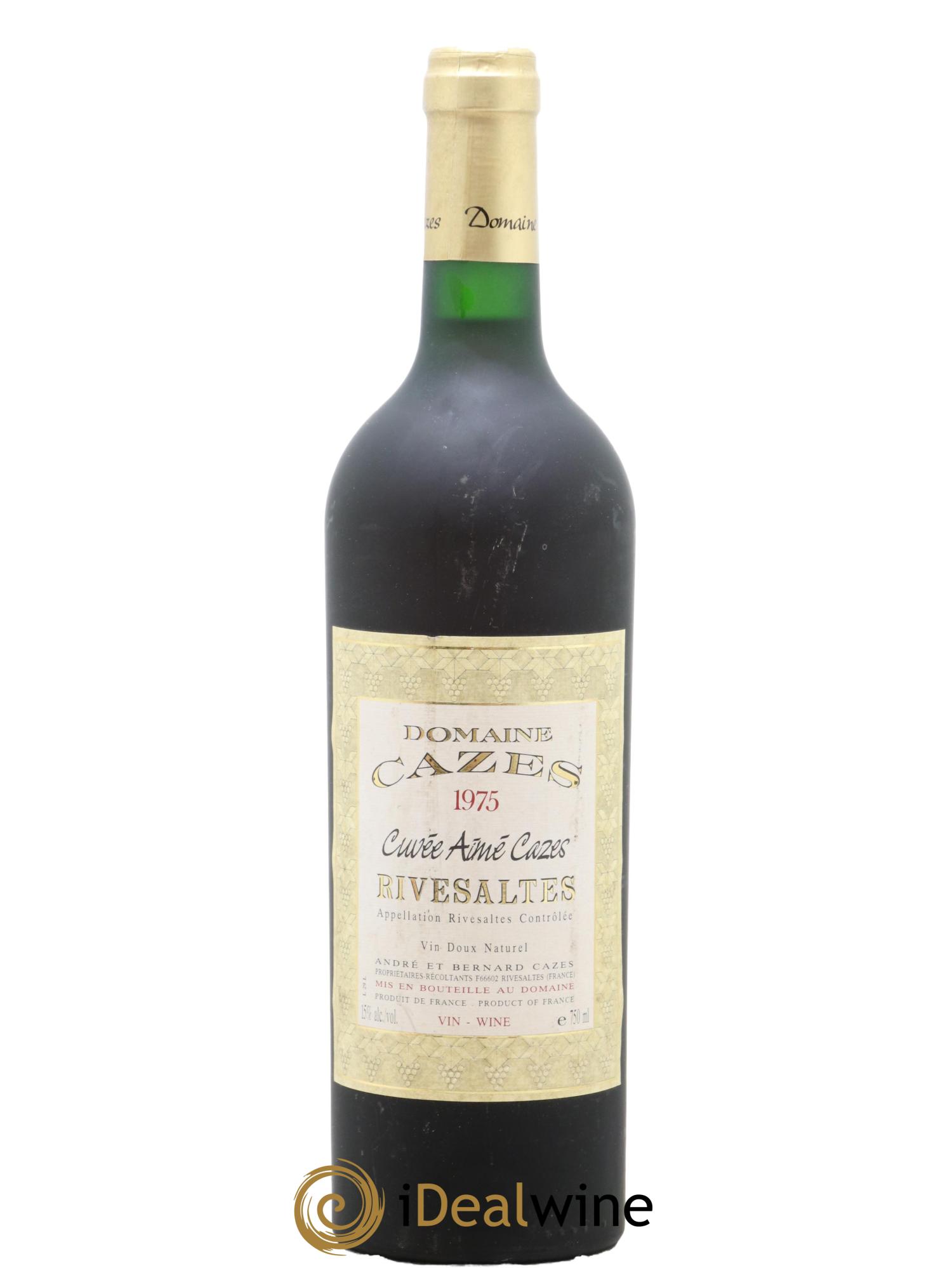 Rivesaltes Aime Rivesaltes Cazes 1975 - Lotto di 1 bottiglia - 0