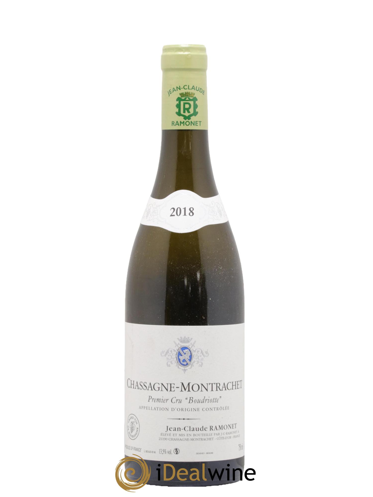 Chassagne-Montrachet 1er Cru Boudriotte Ramonet (Domaine) 2018 - Lot of 1 bottle - 0