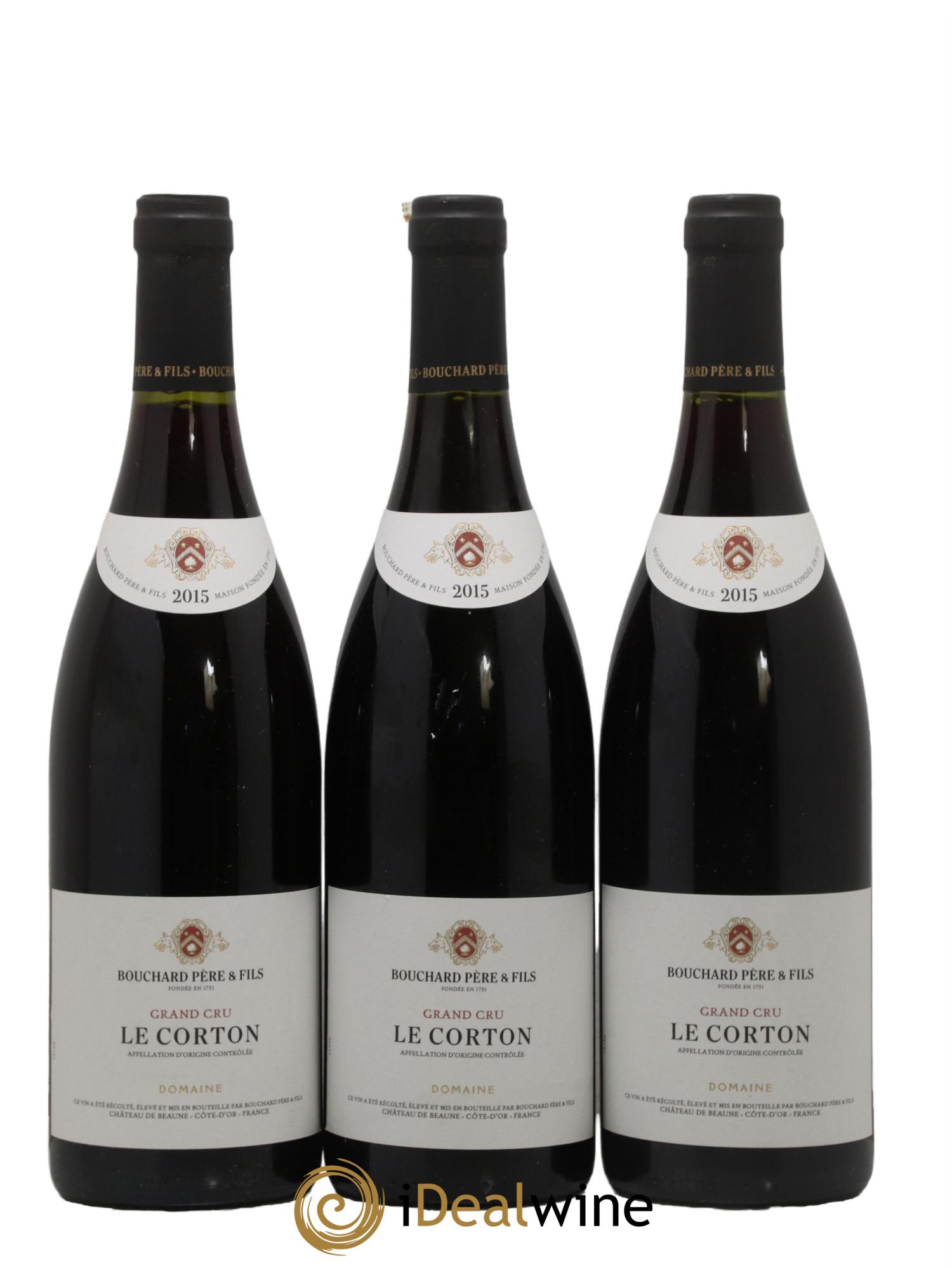 Corton Le Corton Bouchard Père & Fils 2015 - Lot de 3 bouteilles - 0