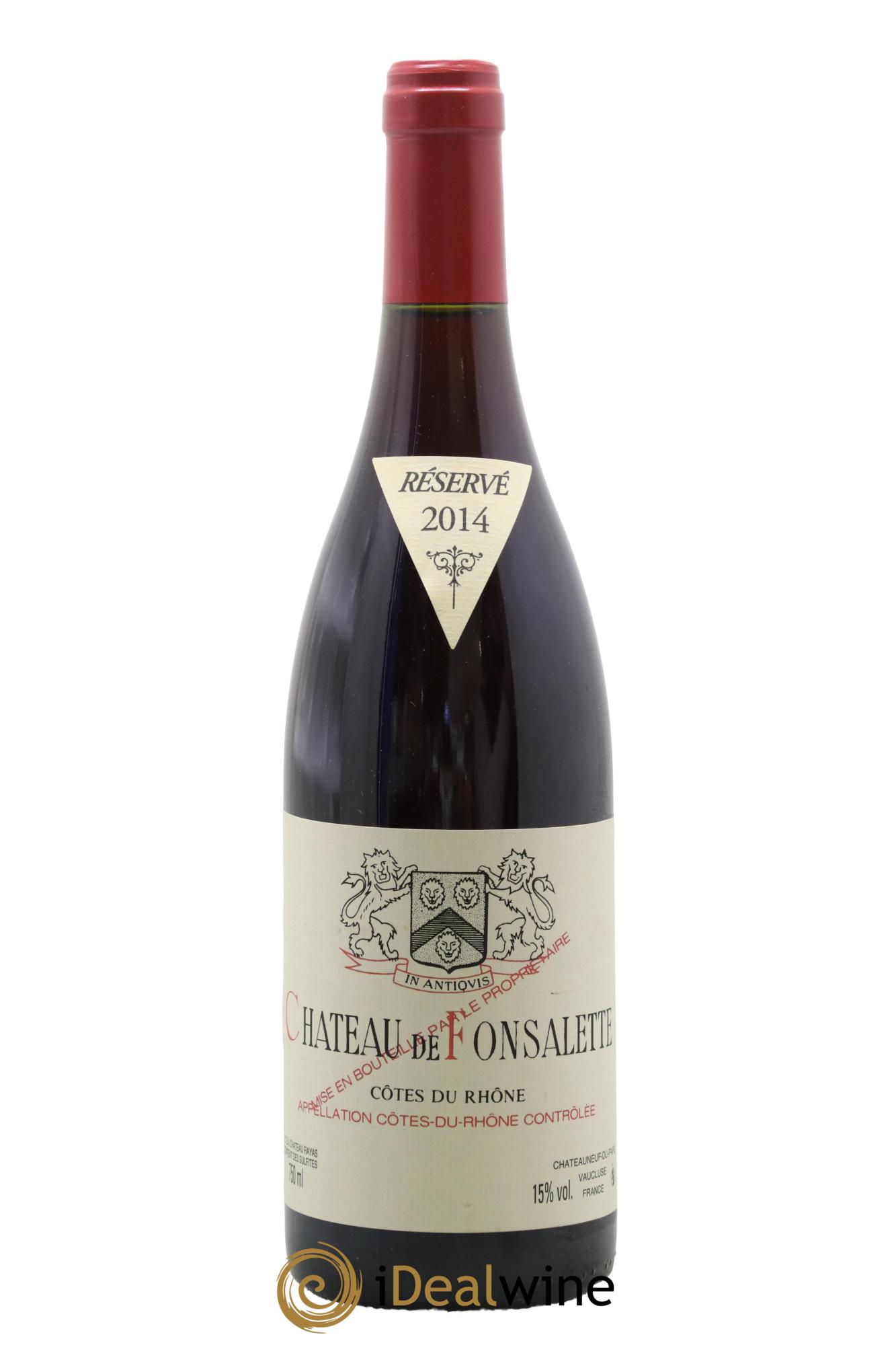 Côtes du Rhône Château de Fonsalette Emmanuel Reynaud 2014 - Posten von 1 Flasche - 0