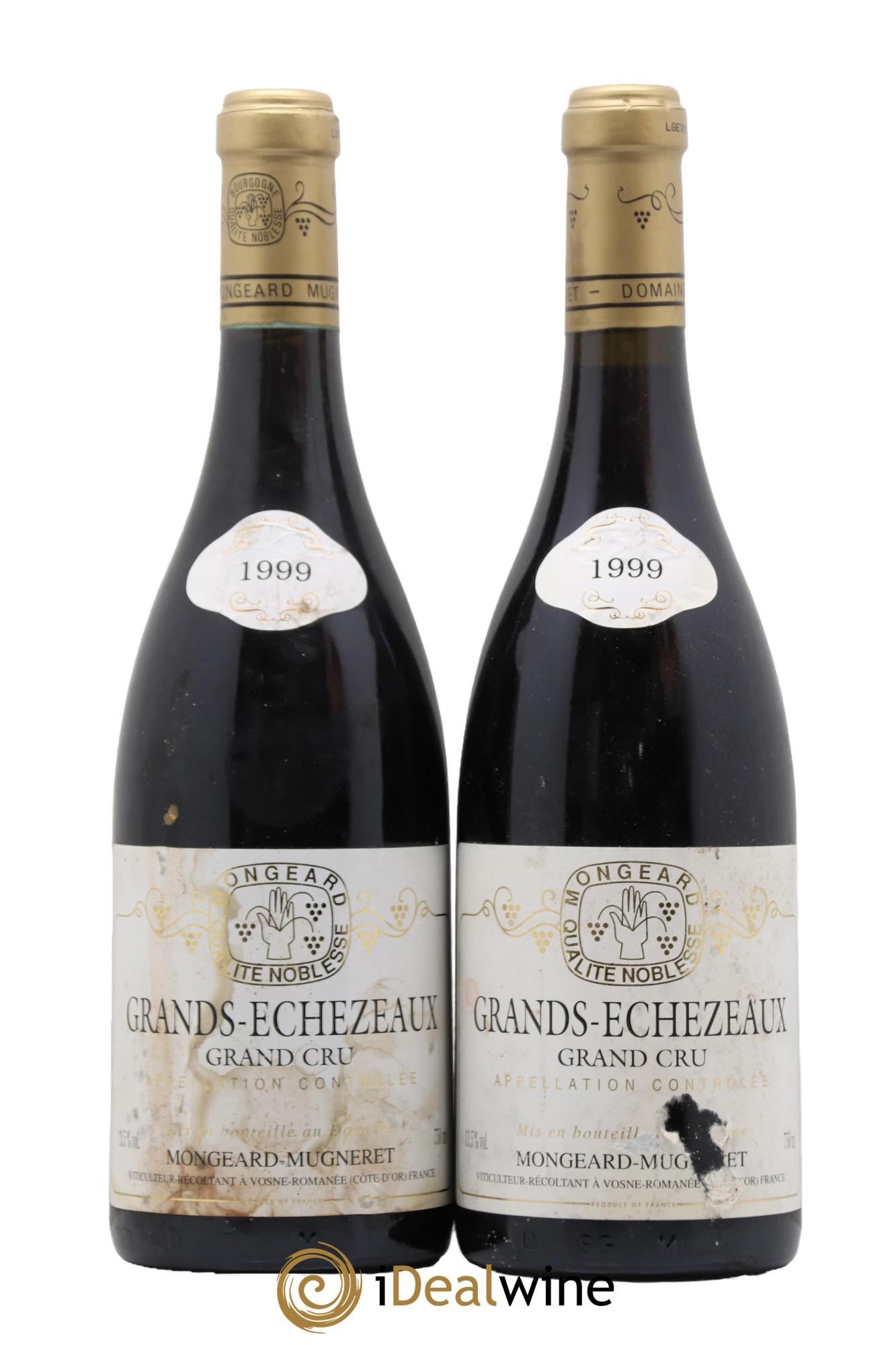 Grands-Echezeaux Grand Cru Mongeard-Mugneret (Domaine) 1999 - Lot de 2 bouteilles - 0