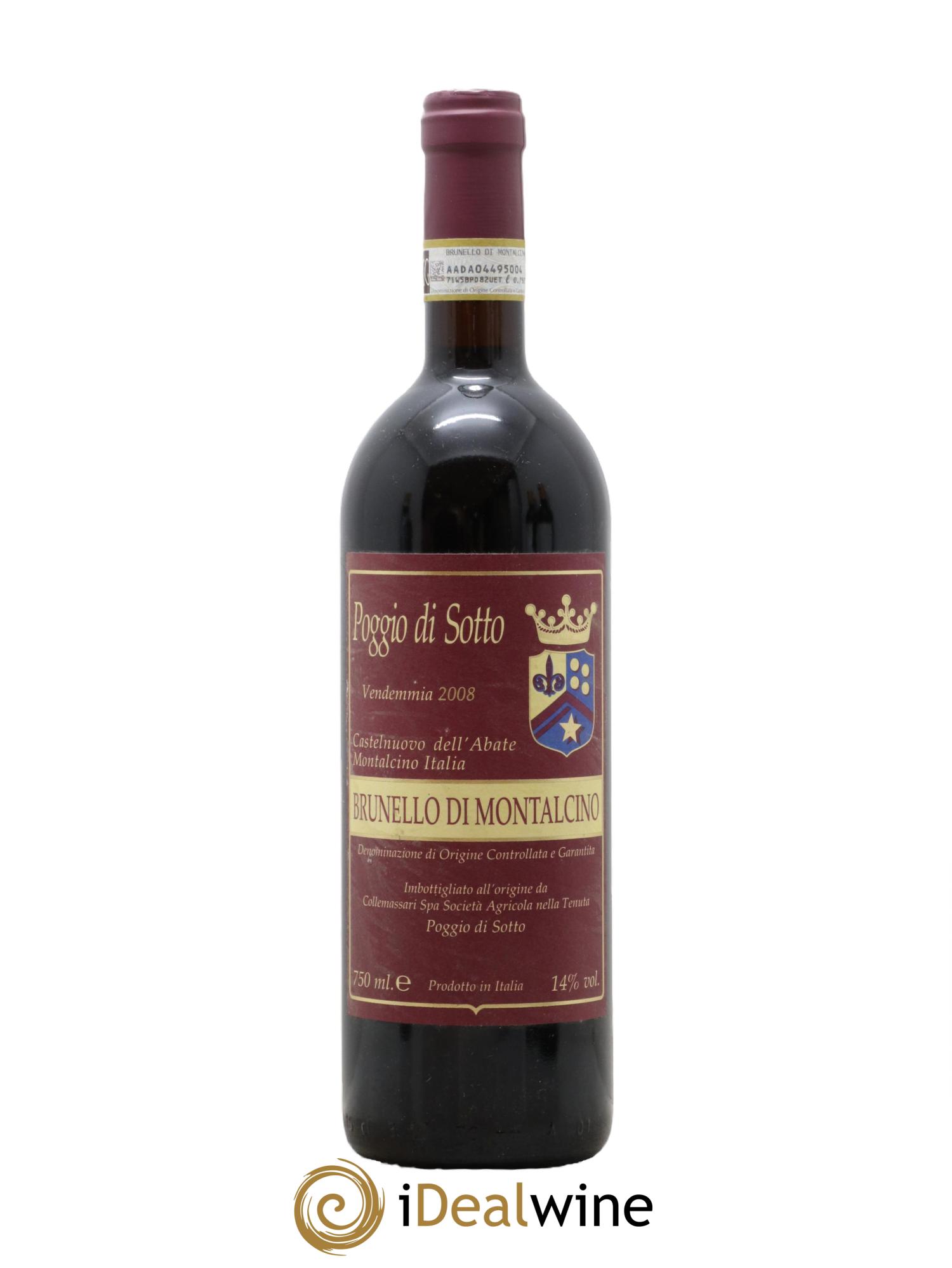 Brunello di Montalcino DOCG Poggio di Sotto 2008 - Posten von 1 Flasche - 0