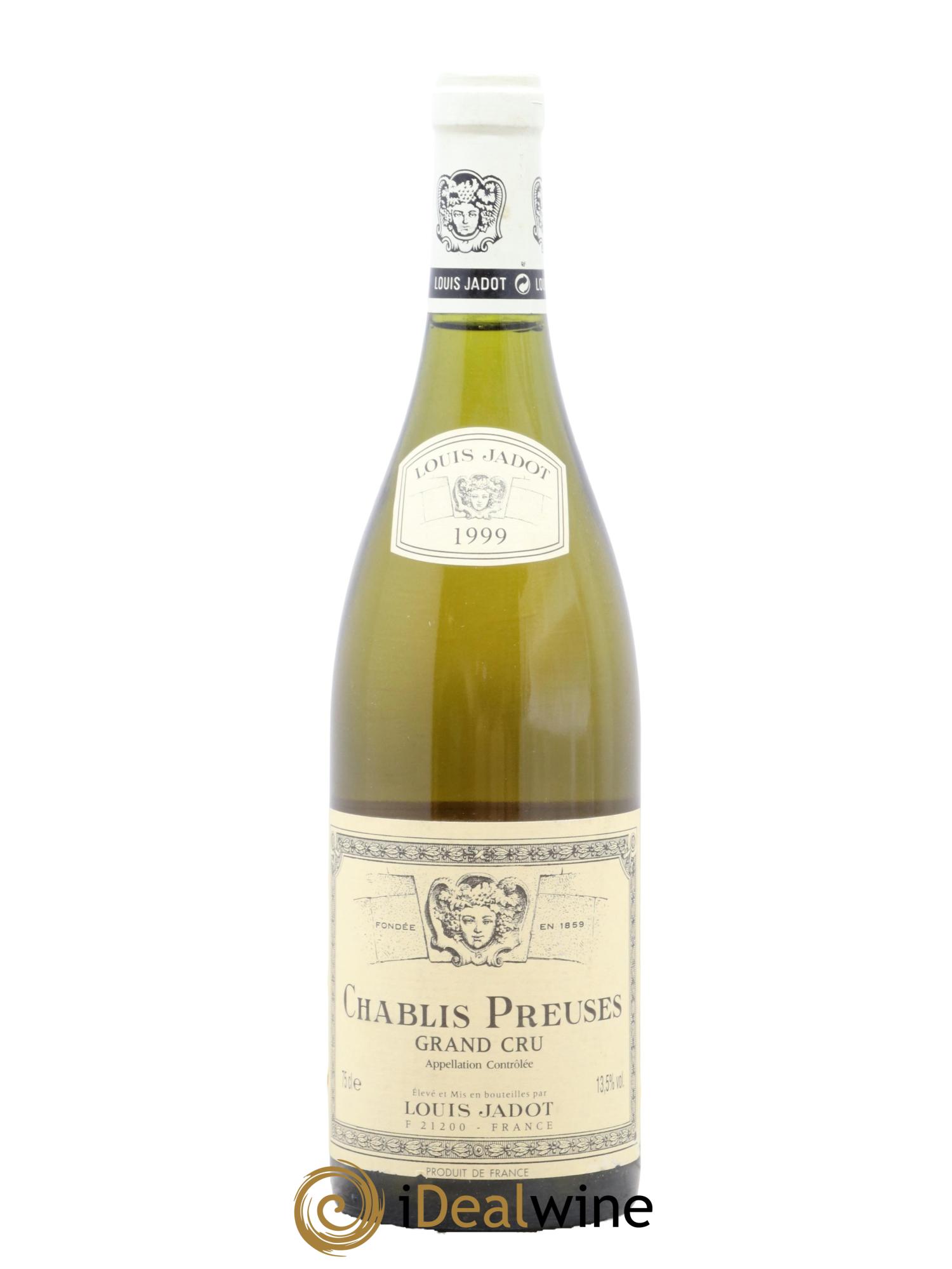 Chablis Grand Cru Preuses Maison Louis Jadot  1999 - Lot of 1 bottle - 0