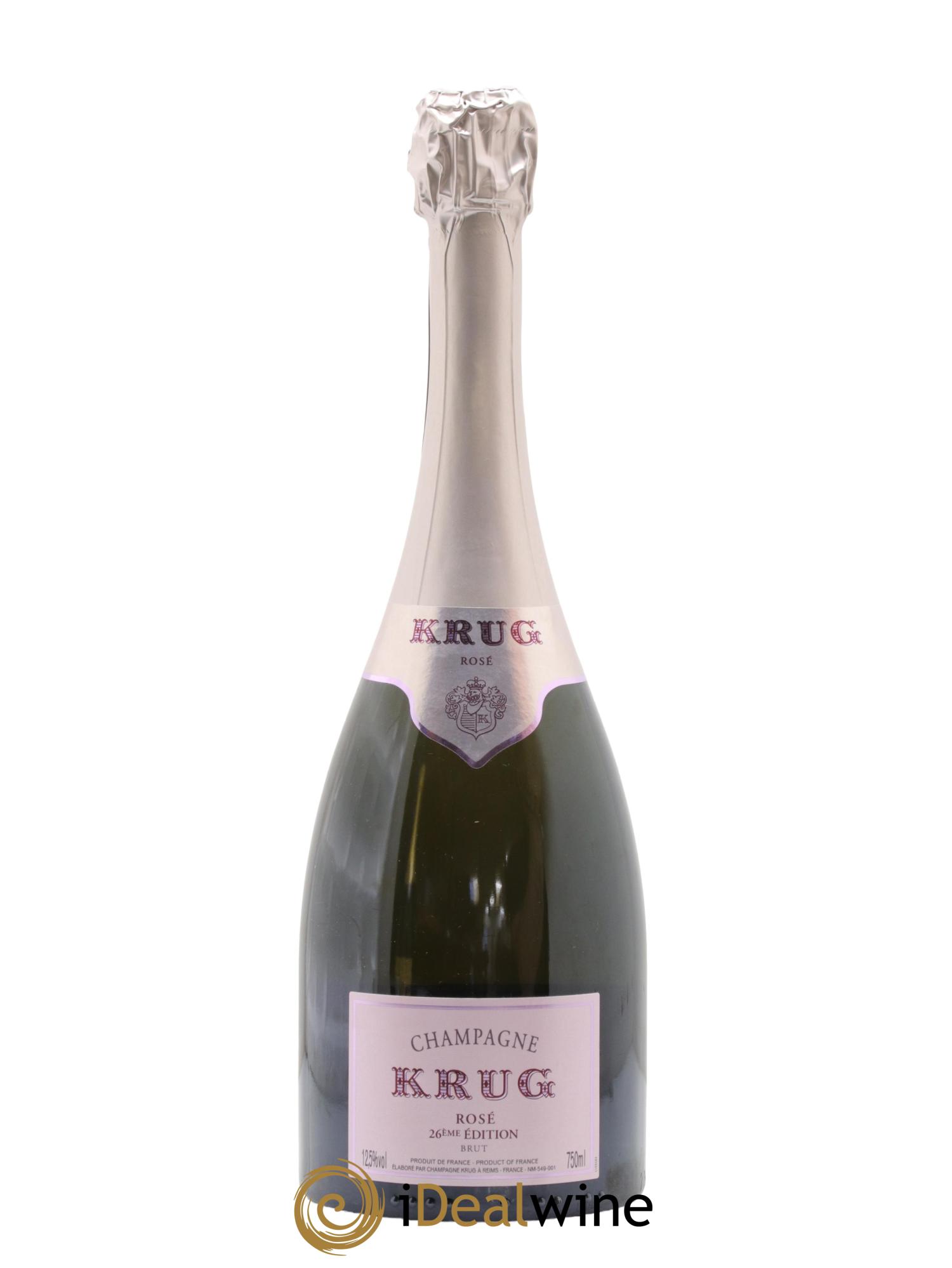 Champagne Krug 26ème édition  (Rosé effervescent)