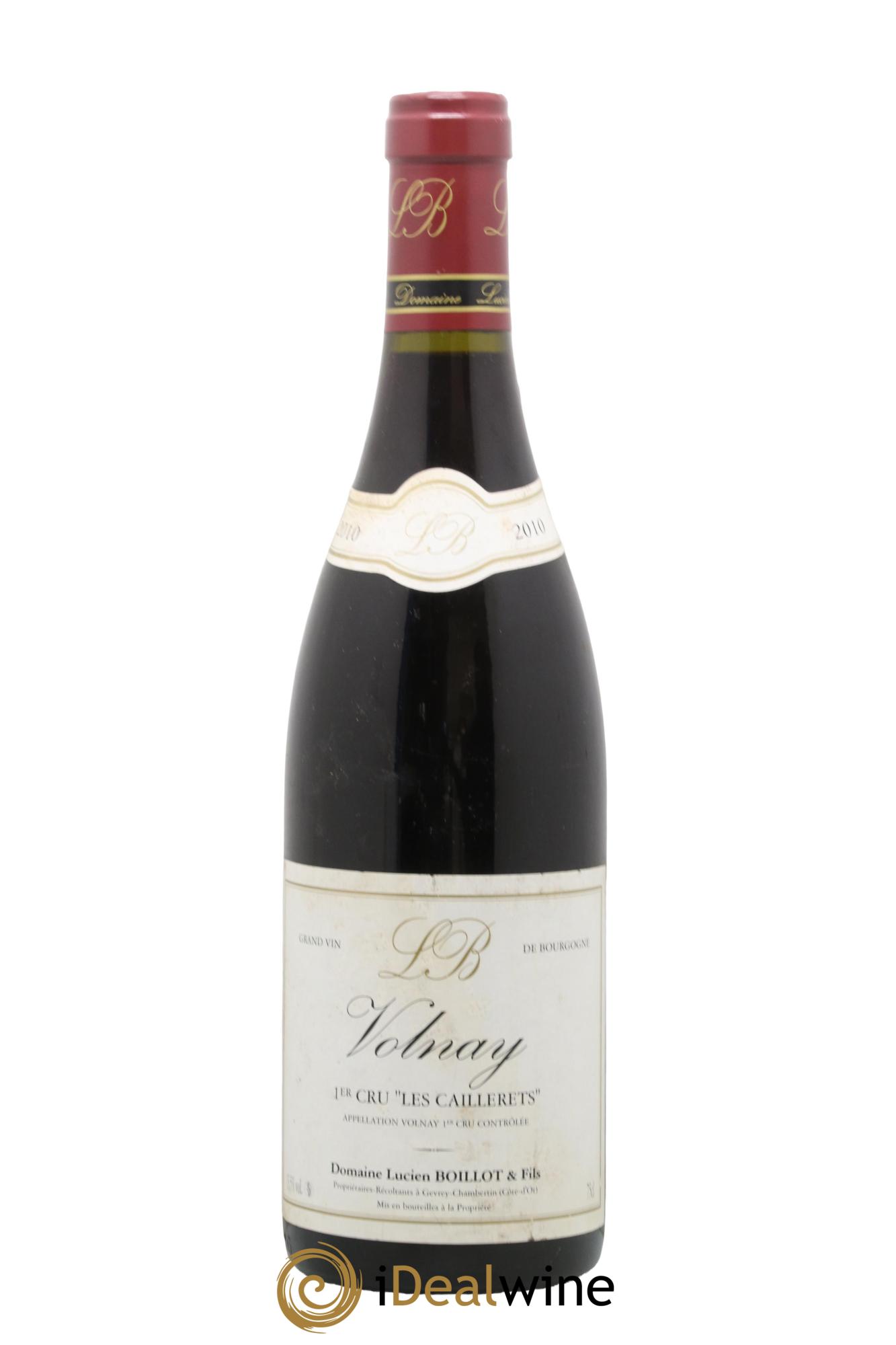 Volnay 1er Cru Les Caillerets Lucien Boillot & Fils (Domaine) 2010 - Posten von 1 Flasche - 0