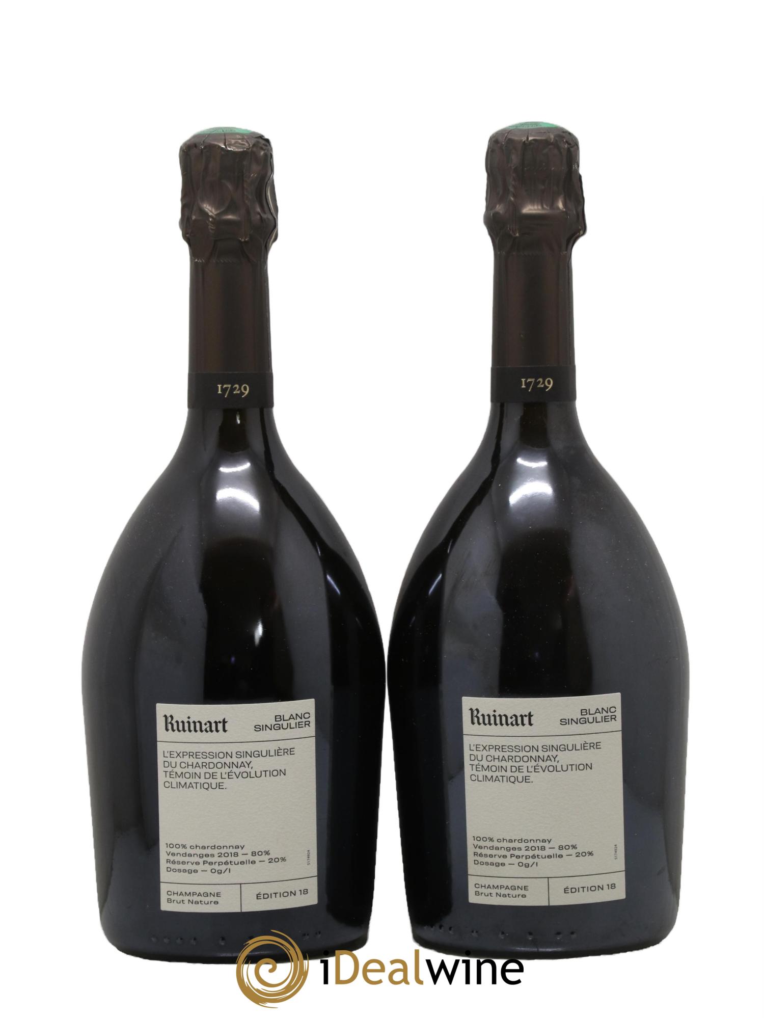 Champagne Blanc Singulier Edition 18 Ruinart - Lot de 2 bouteilles - 0