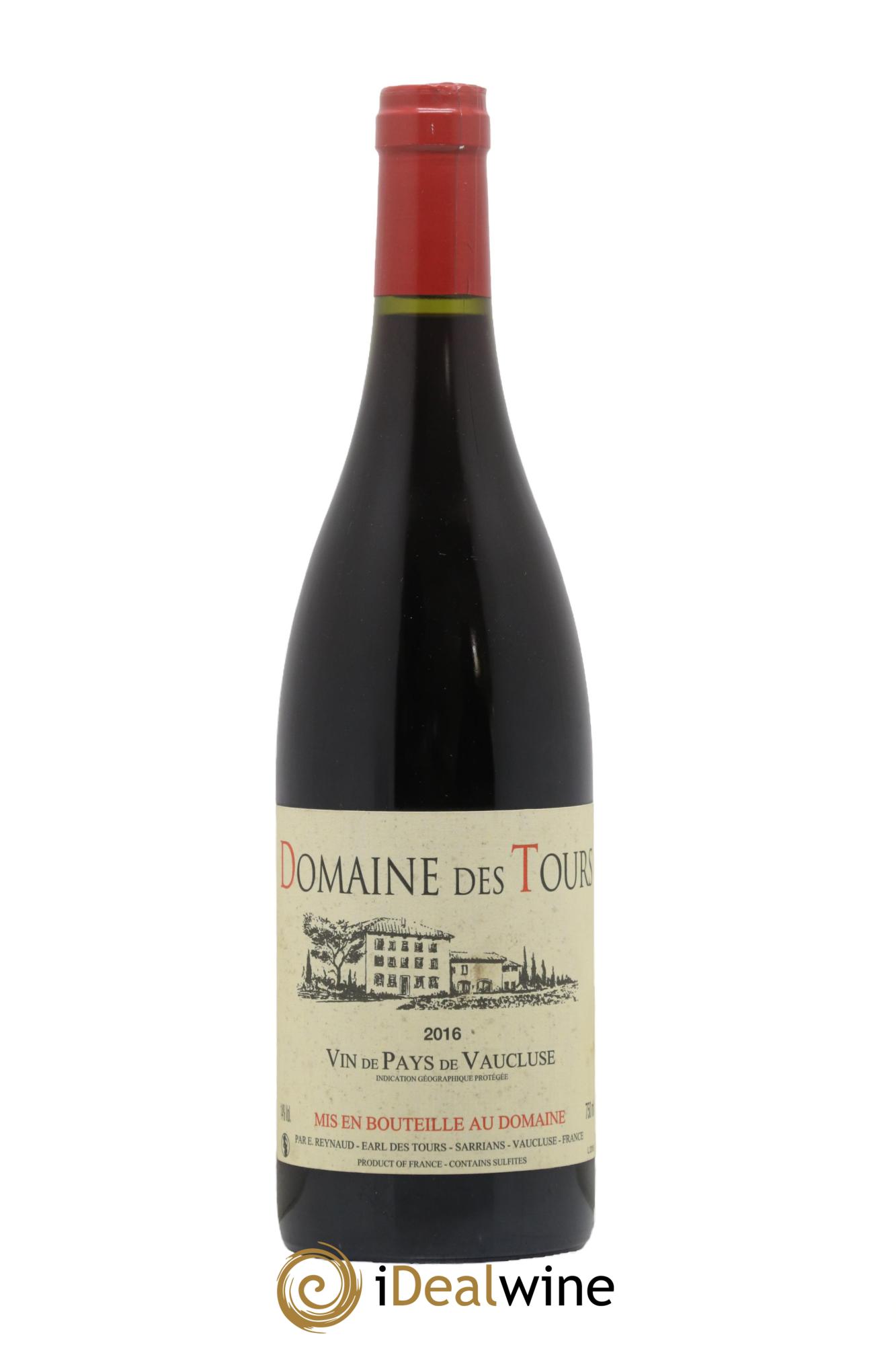 IGP Vaucluse (Vin de Pays de Vaucluse) Domaine des Tours Emmanuel Reynaud 2016 - Posten von 1 Flasche - 0