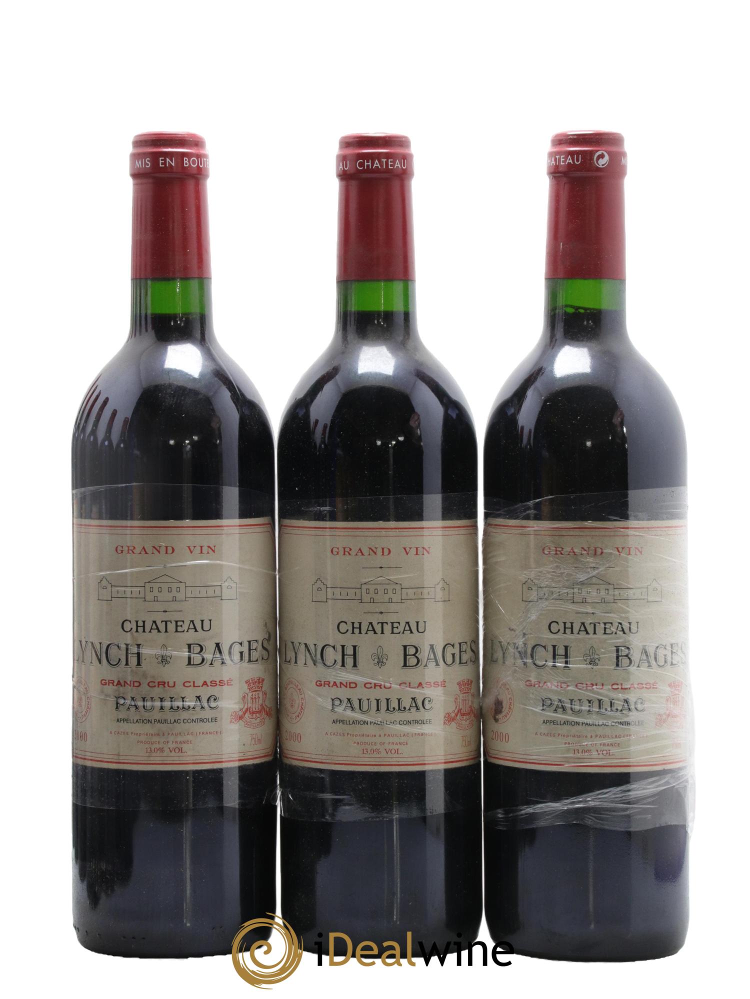 Château Lynch Bages 5ème Grand Cru Classé 2000 - Lot de 12 bouteilles - 2