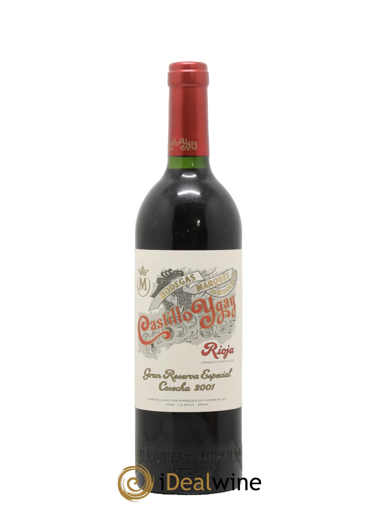 Rioja DOCA Castillo Ygay Reserva Especial Marqués de Murrieta 2001 - Lotto di 1 bottiglia - 0