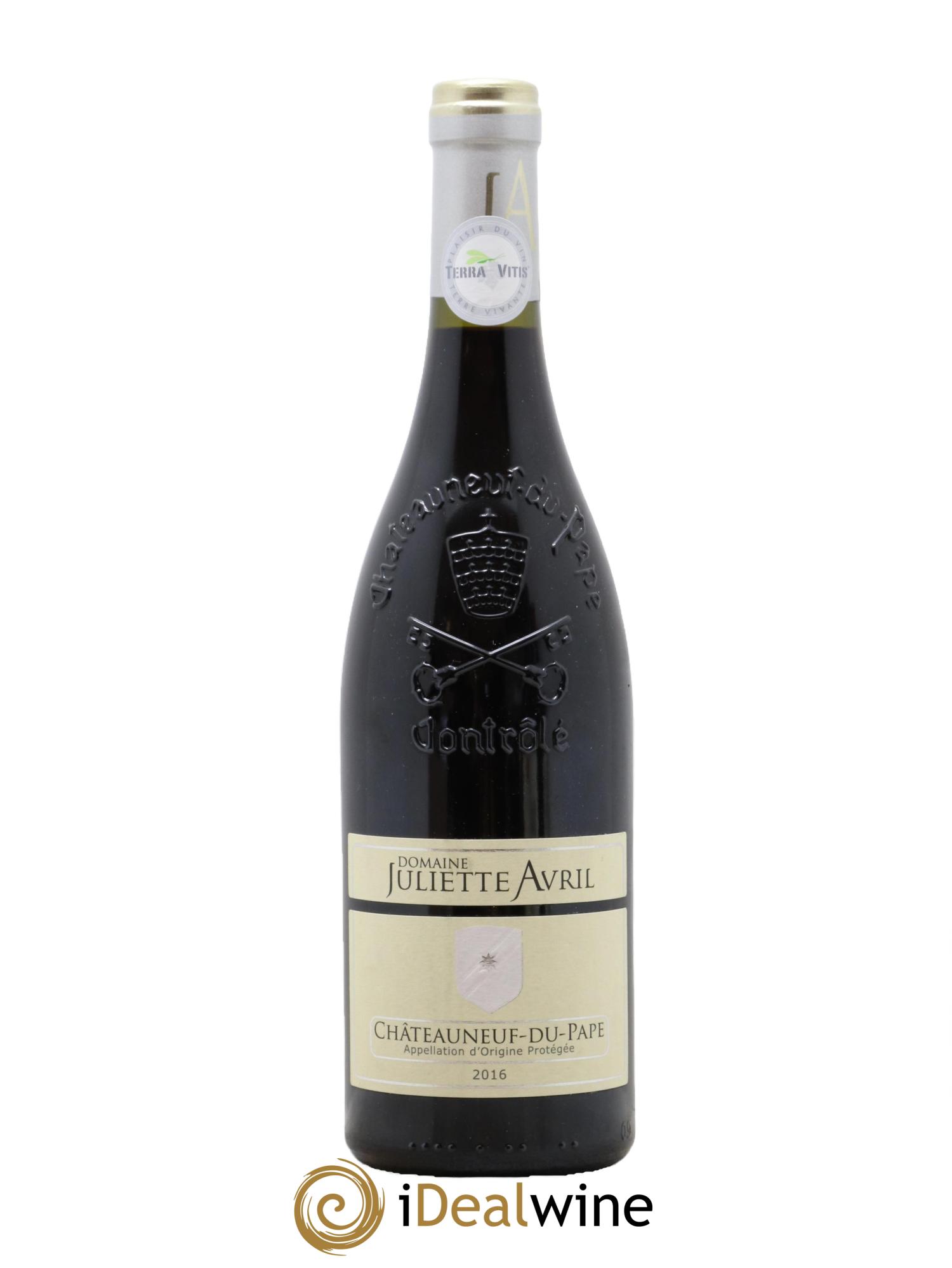 Châteauneuf-du-Pape Juliette Avril 2016 - Posten von 1 Flasche - 0