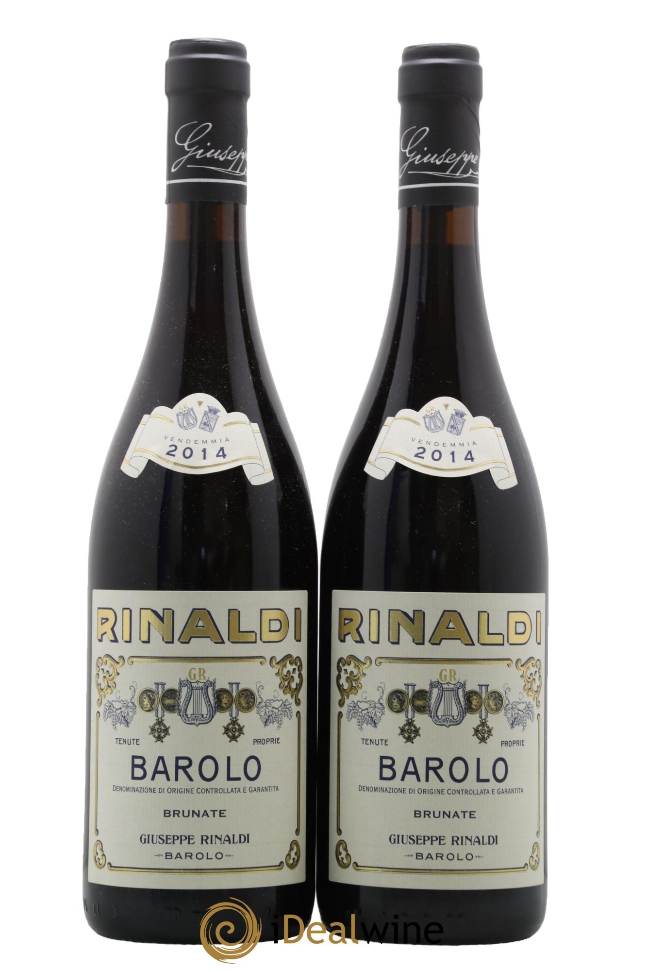 Barolo DOCG Brunate  Giuseppe Rinaldi 2014 - Lot de 2 bouteilles - 0