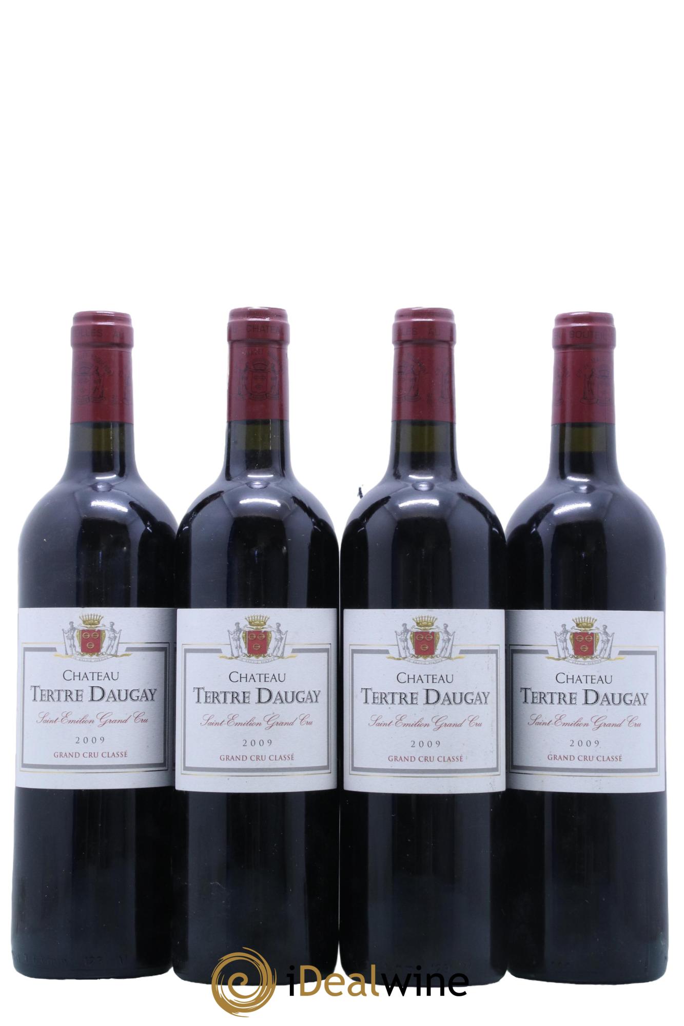 Château Tertre Daugay Grand Cru Classé 2009 - Lot of 4 bottles - 0