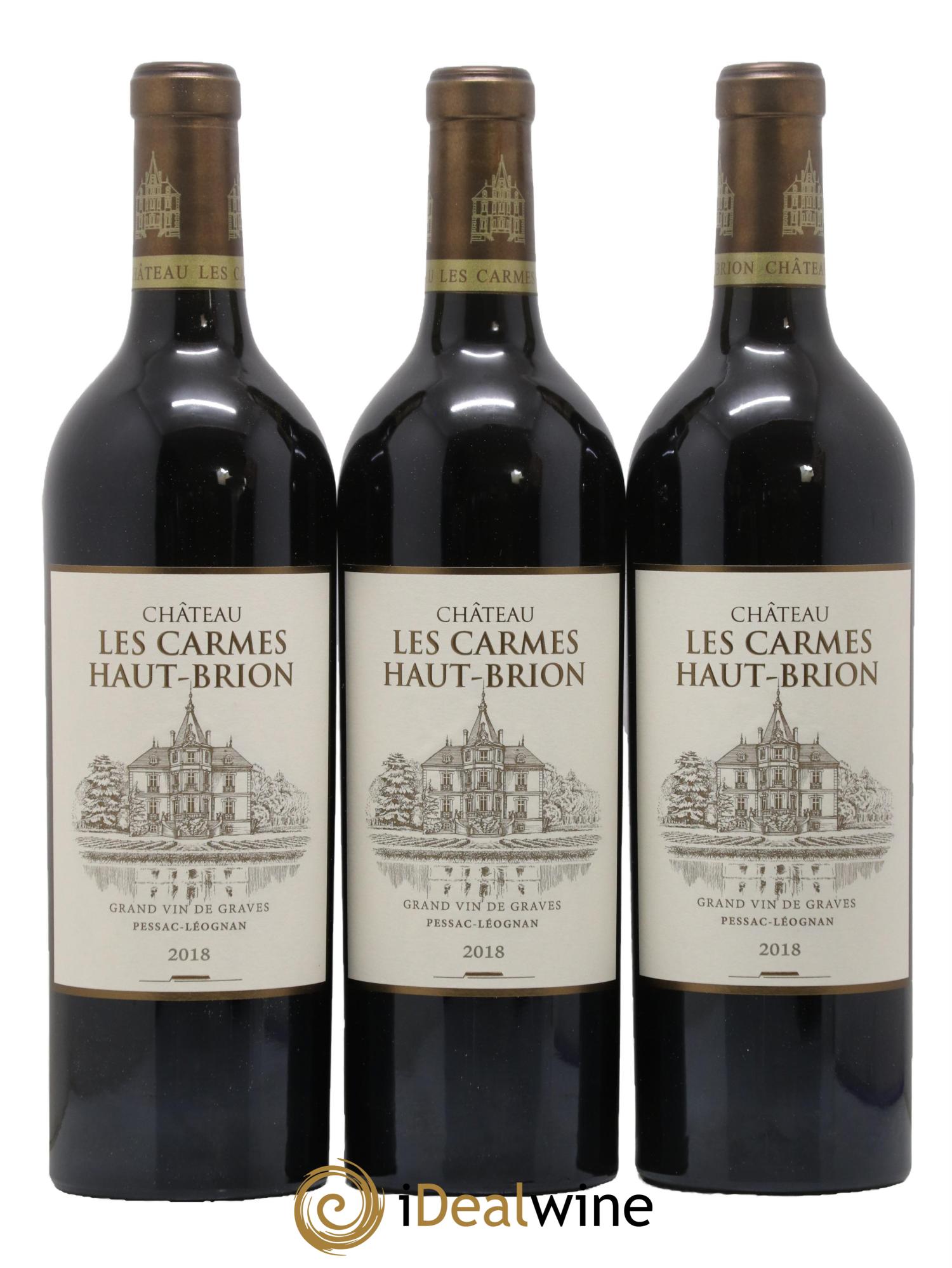 Château Les Carmes Haut-Brion 2018 - Lot of 6 bottles - 1