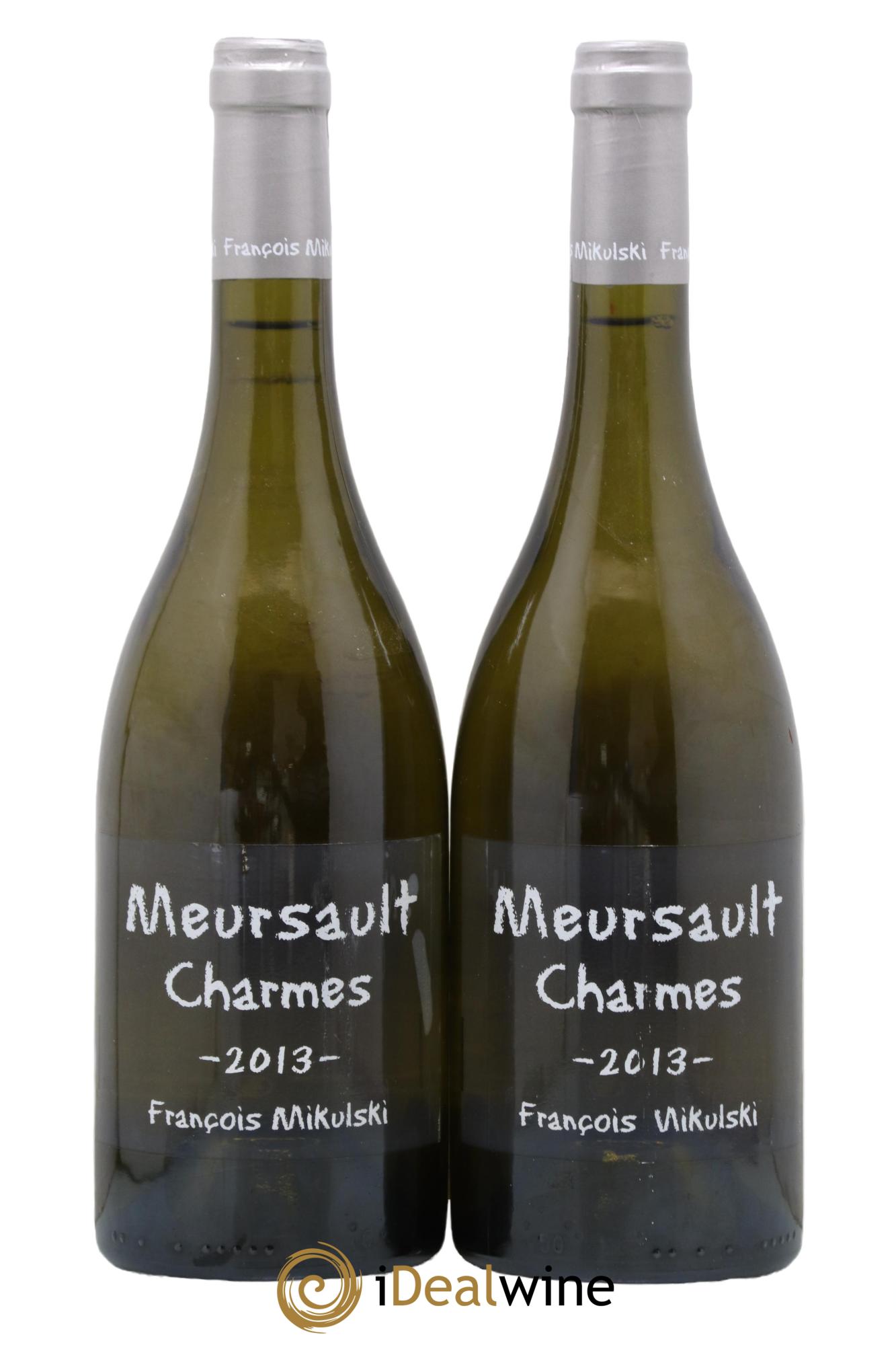 Meursault 1er Cru Charmes François Mikulski 2013 - Lot of 2 bottles - 0