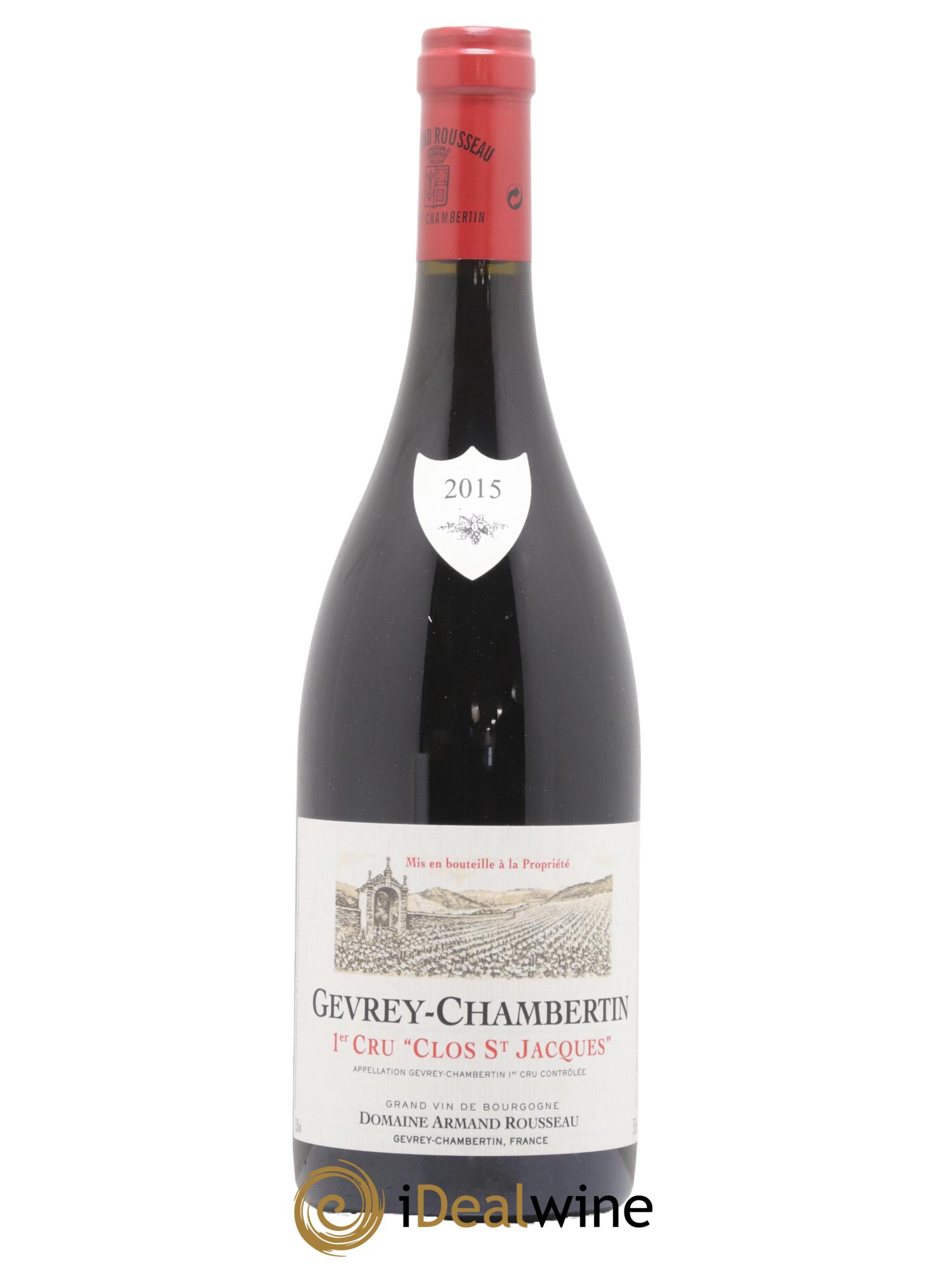 Gevrey-Chambertin 1er Cru Clos Saint-Jacques Armand Rousseau (Domaine) 2015 - Lot of 1 bottle - 0