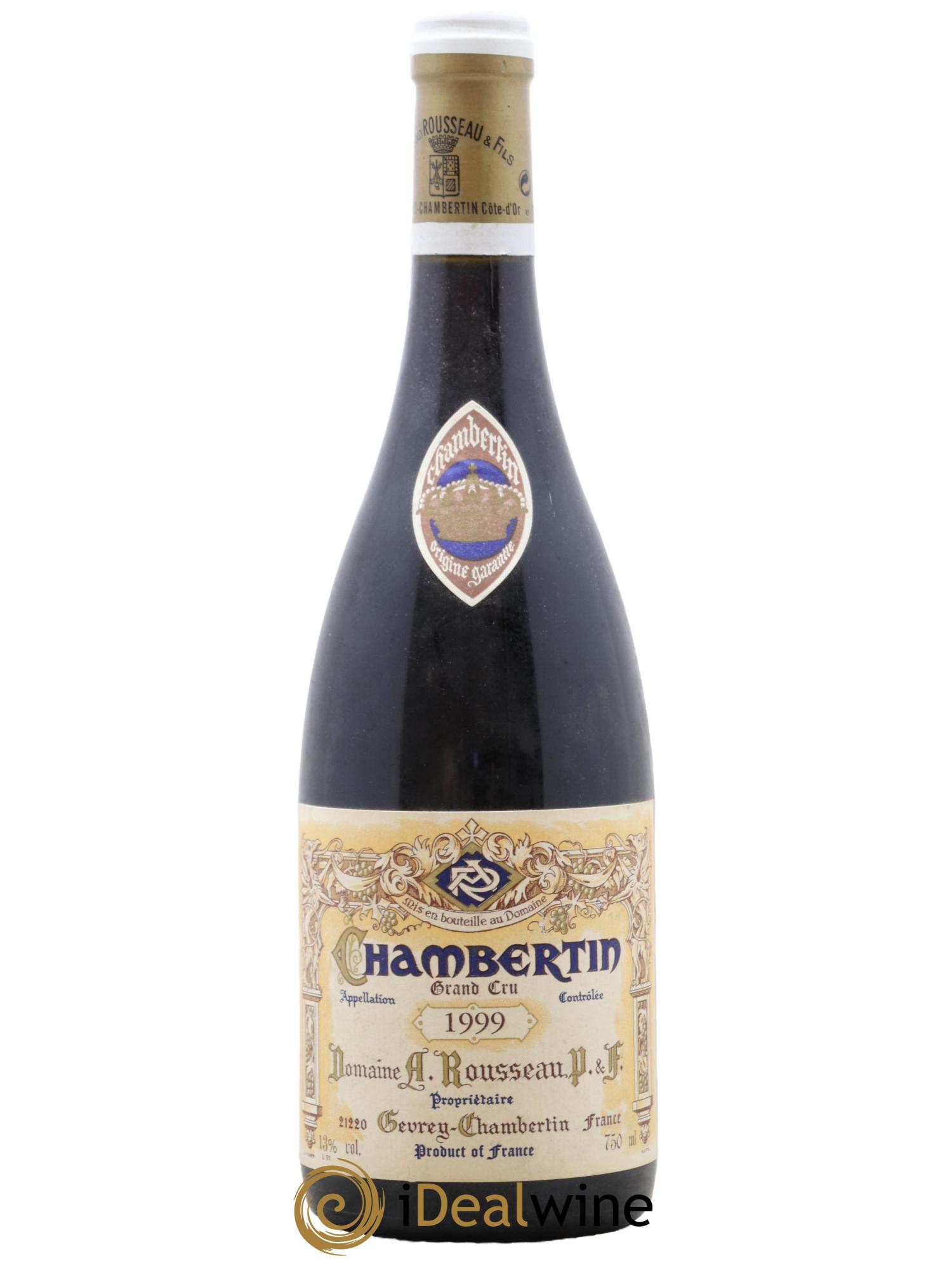 Chambertin Grand Cru Armand Rousseau (Domaine) 1999 - Lotto di 1 bottiglia - 0