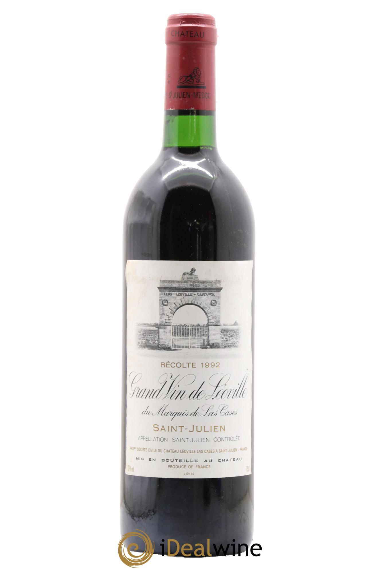 Château Léoville Las Cases 2ème Grand Cru Classé 1992 - Lot of 1 bottle - 0