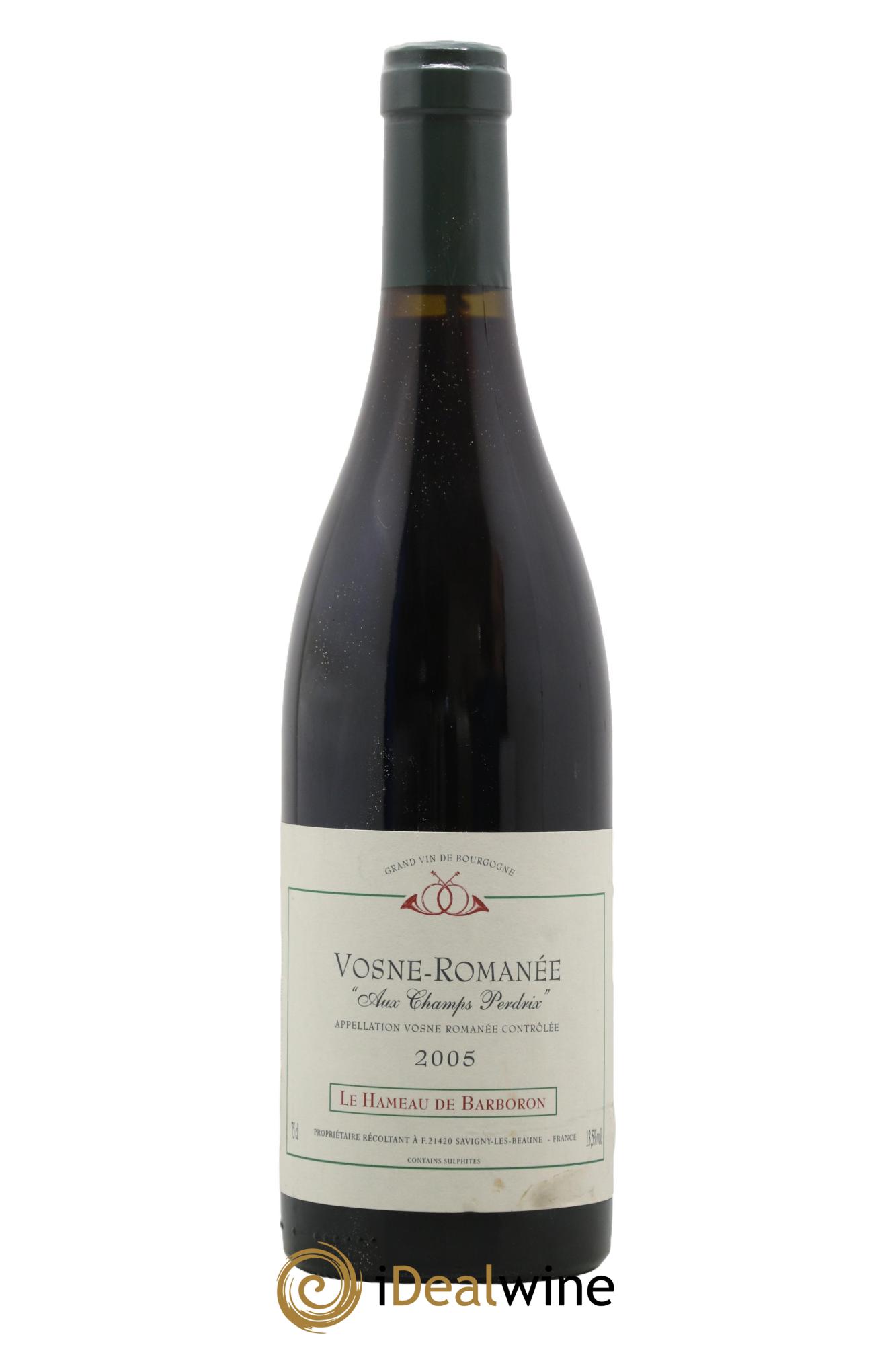 Vosne-Romanée Aux Champs Perdrix Le Hameau de Barboron 2005 - Lot de 1 bouteille - 0