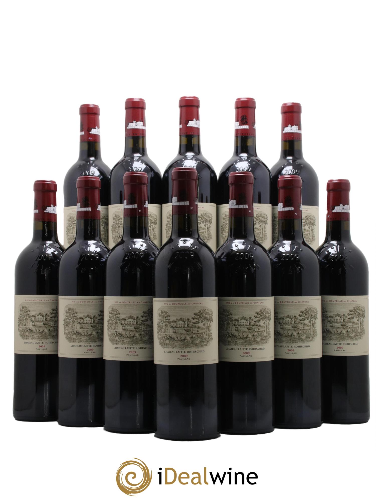 Château Lafite Rothschild 1er Grand Cru Classé 2009 - Lot de 12 bouteilles - 0