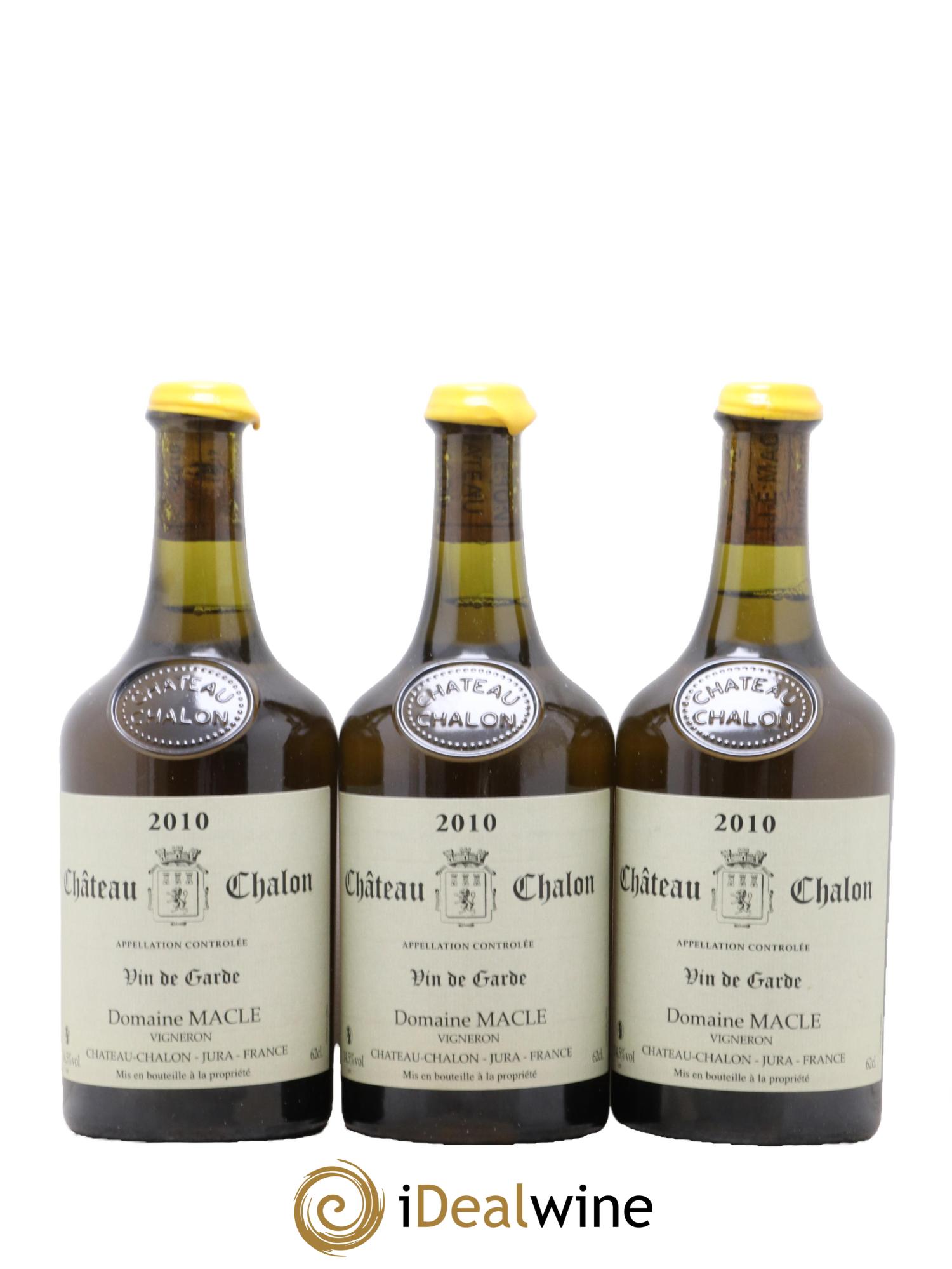 Château-Chalon Jean Macle 2010 - Lot de 3 clavelins - 0