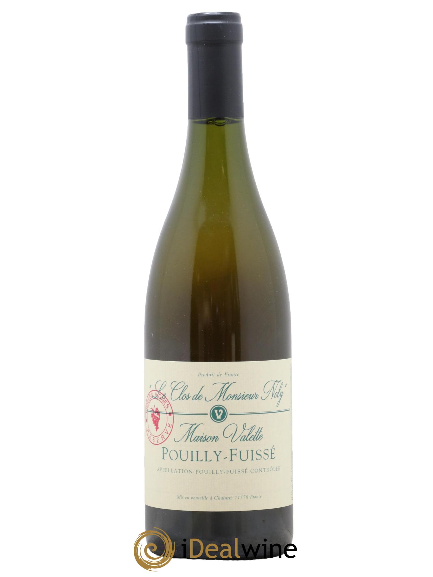 Pouilly-Fuissé Clos de Monsieur Noly Vieilles Vignes Valette (Domaine) - Lot de 1 bouteille - 0