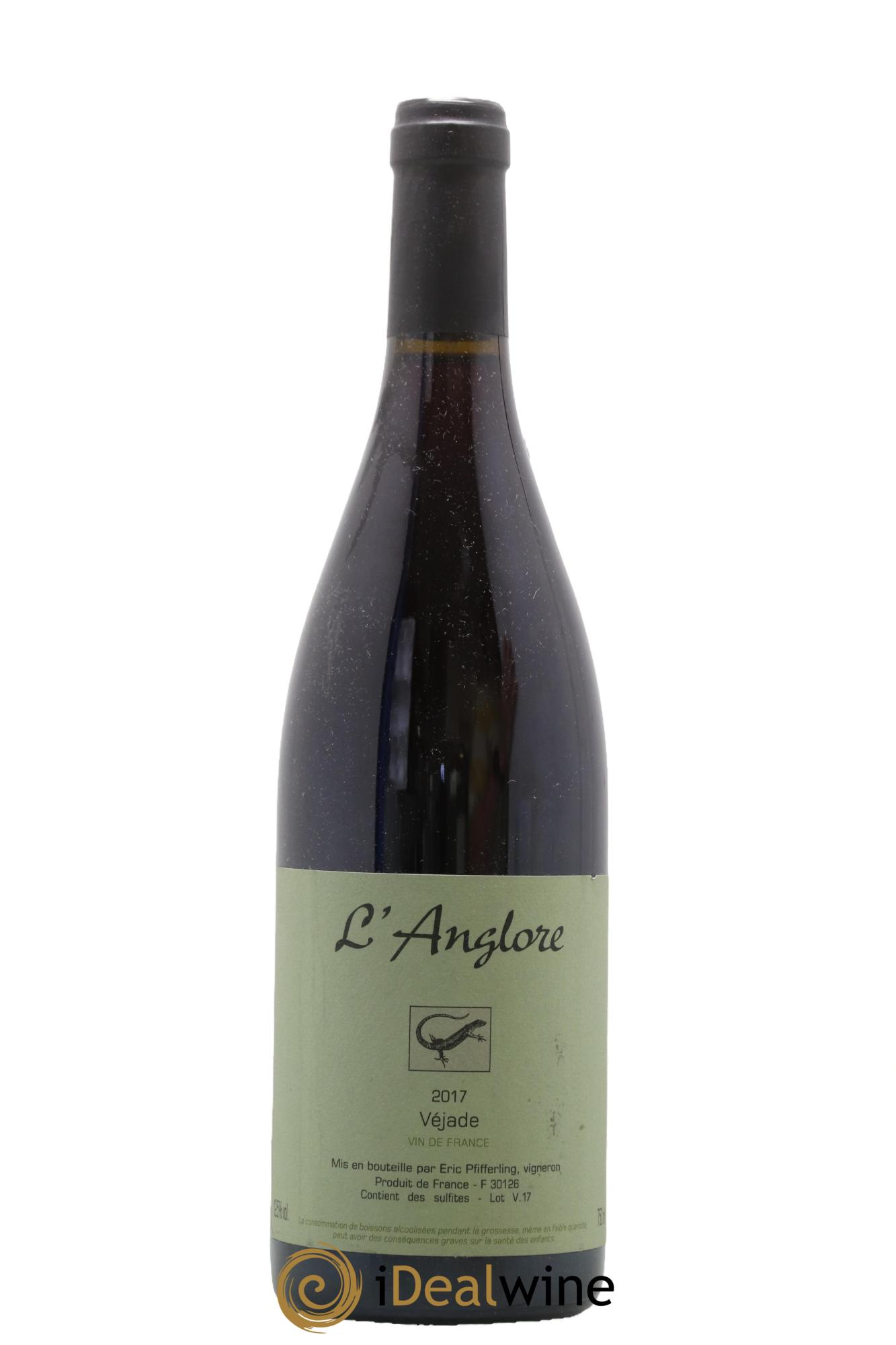 Vin de France Véjade L'Anglore 2017 - Lot of 1 bottle - 0