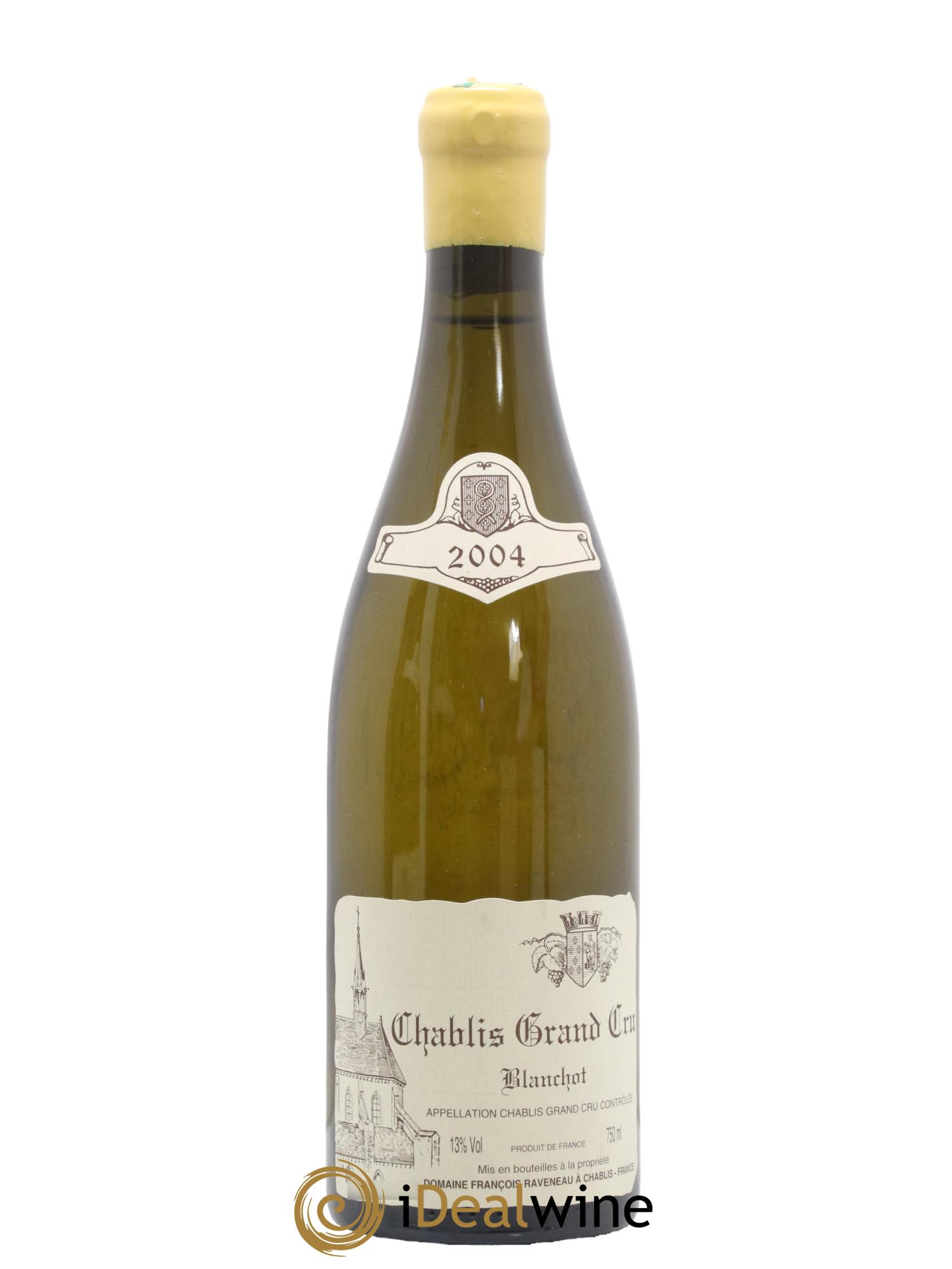 Chablis Grand Cru Blanchot Raveneau (Domaine) 2004 - Lot de 1 bouteille - 0