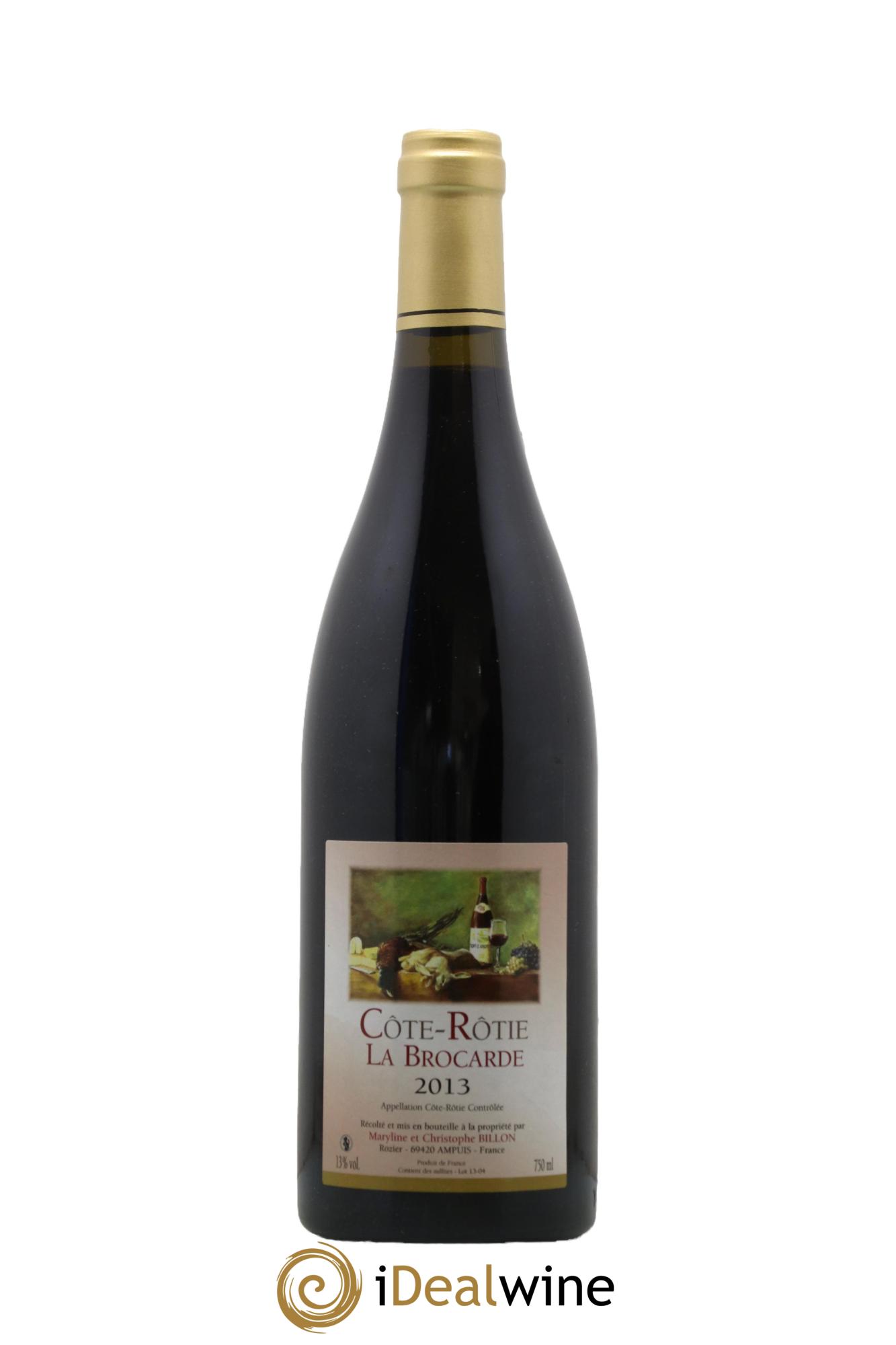 Côte-Rôtie La Brocarde Domaine Billon 2013 - Lot de 1 bouteille - 0