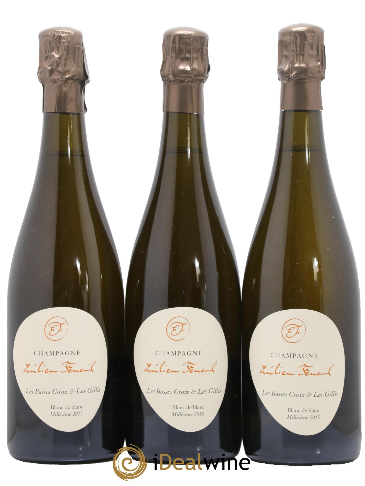 Les Basses Croix et Les Gillis Blancs de Blanc Emilien Feneuil 2015 - Posten von 3 Flaschen - 0