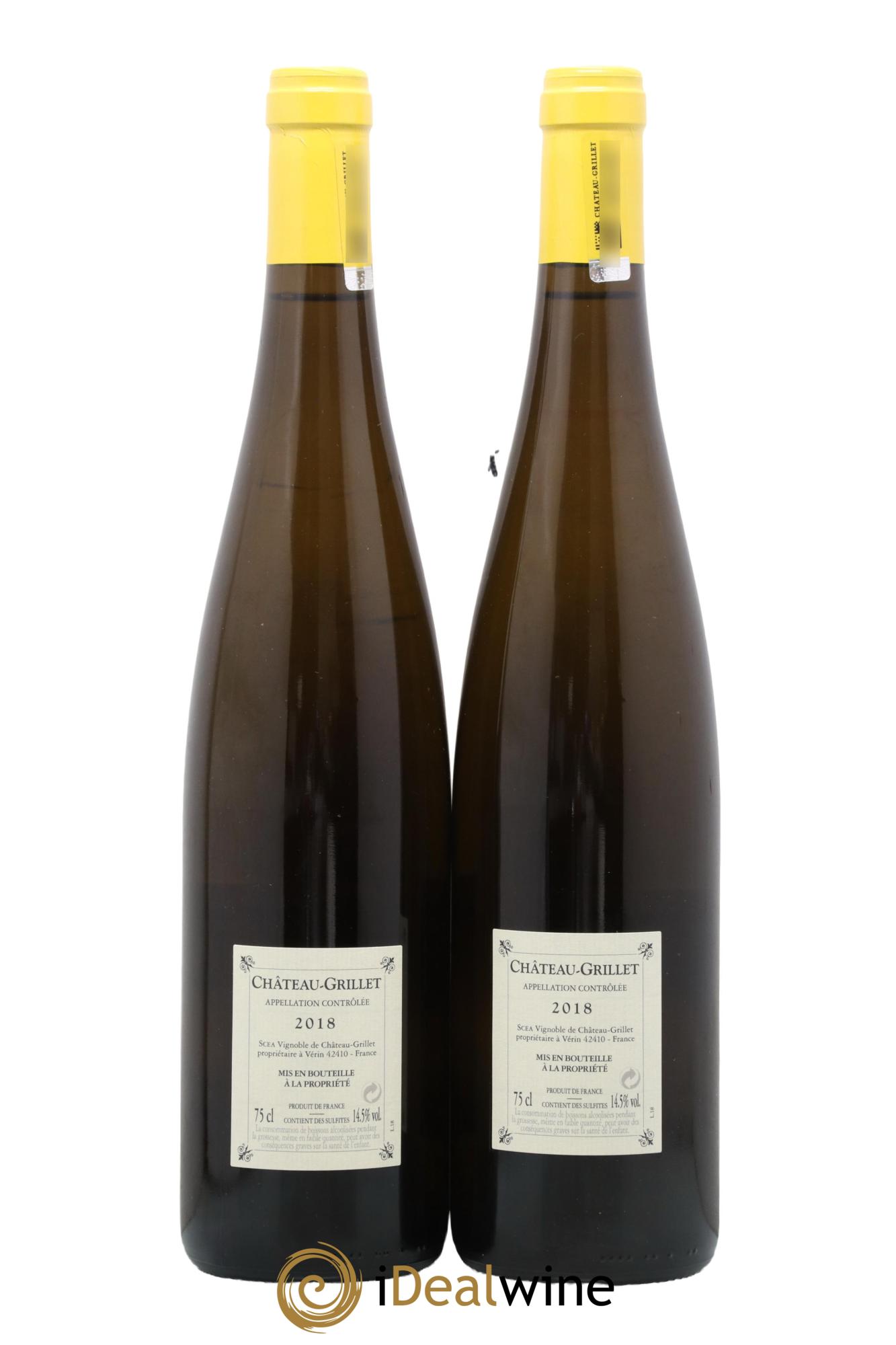 Château Grillet Château-Grillet 2018 - Posten von 2 Flaschen - 1