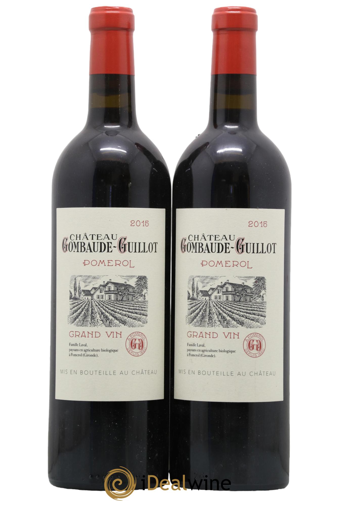 Château Gombaude Guillot  2015 - Lot of 2 bottles - 0